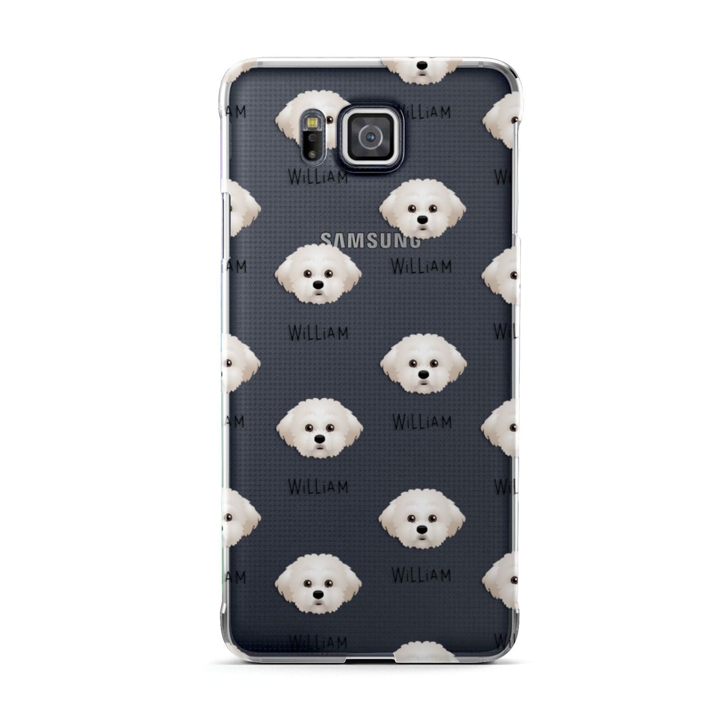 Maltichon Icon with Name Samsung Galaxy Alpha Case