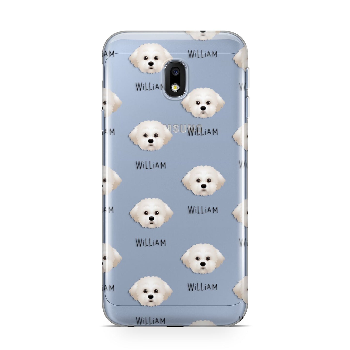 Maltichon Icon with Name Samsung Galaxy J3 2017 Case