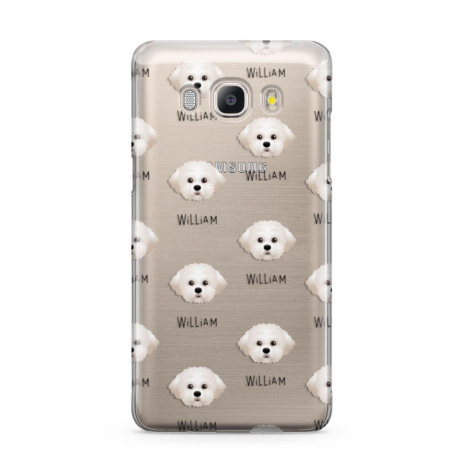 Maltichon Icon with Name Samsung Galaxy J5 2016 Case