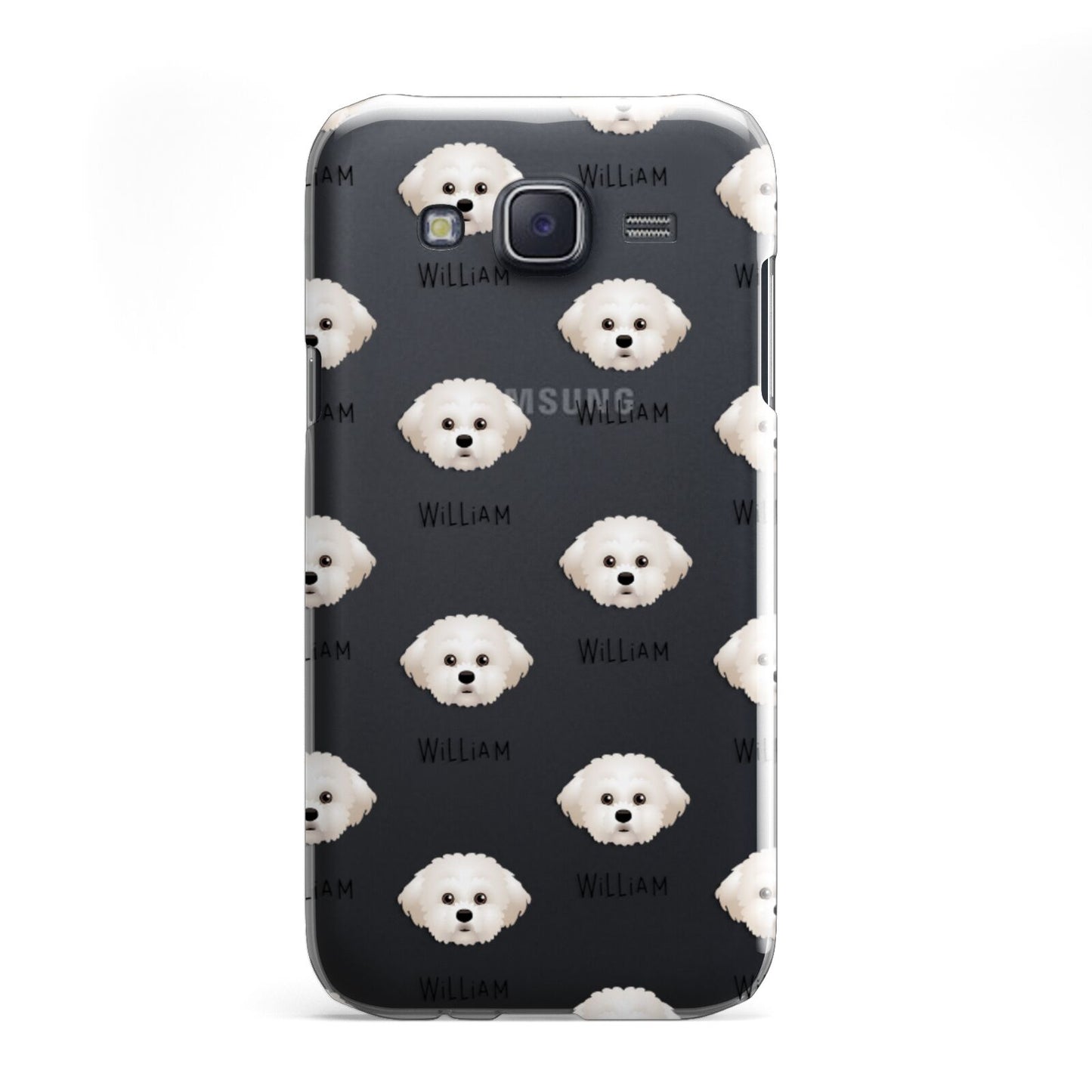 Maltichon Icon with Name Samsung Galaxy J5 Case