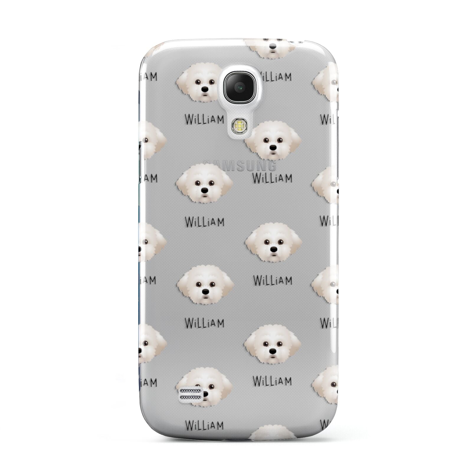 Maltichon Icon with Name Samsung Galaxy S4 Mini Case