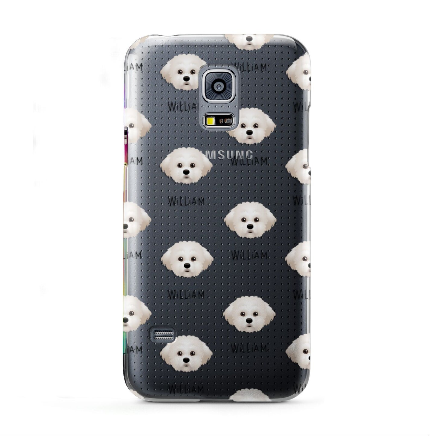 Maltichon Icon with Name Samsung Galaxy S5 Mini Case