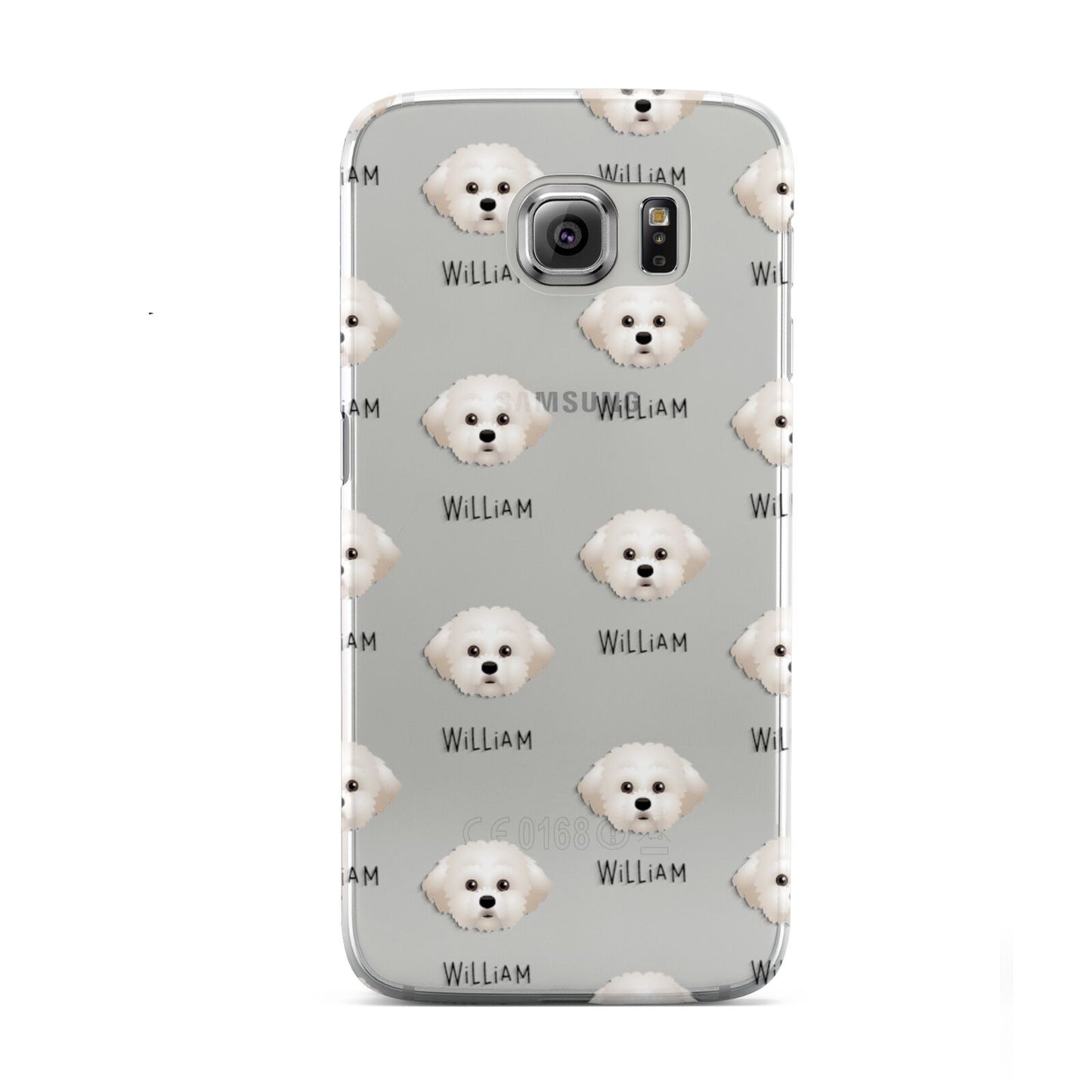 Maltichon Icon with Name Samsung Galaxy S6 Case