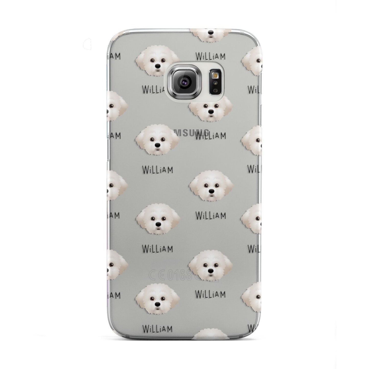 Maltichon Icon with Name Samsung Galaxy S6 Edge Case