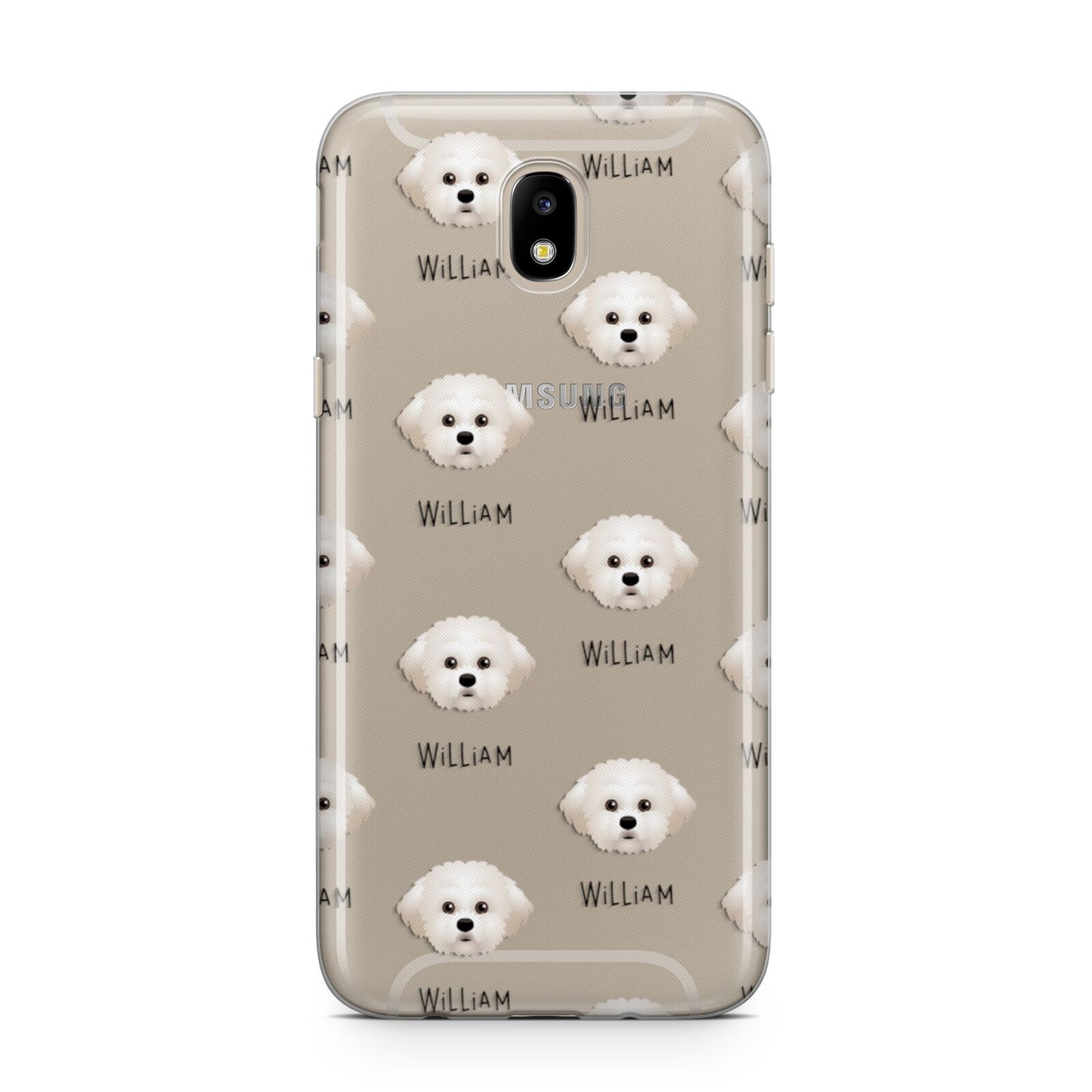 Maltichon Icon with Name Samsung J5 2017 Case