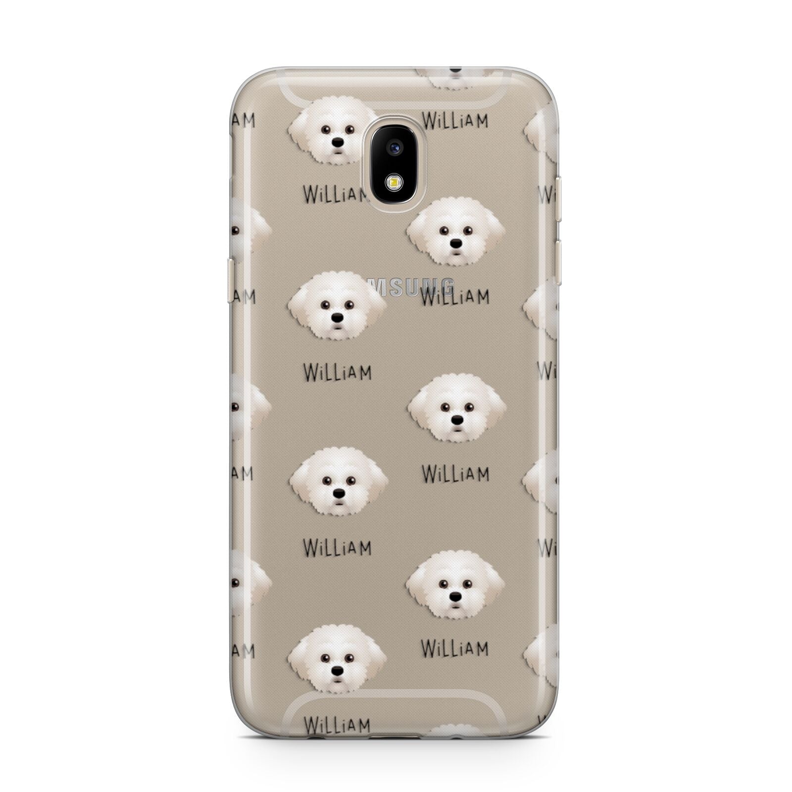 Maltichon Icon with Name Samsung J5 2017 Case