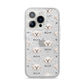 Maltichon Icon with Name iPhone 14 Pro Glitter Tough Case Silver