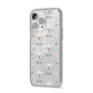Maltichon Icon with Name iPhone 14 Pro Max Glitter Tough Case Silver Angled Image