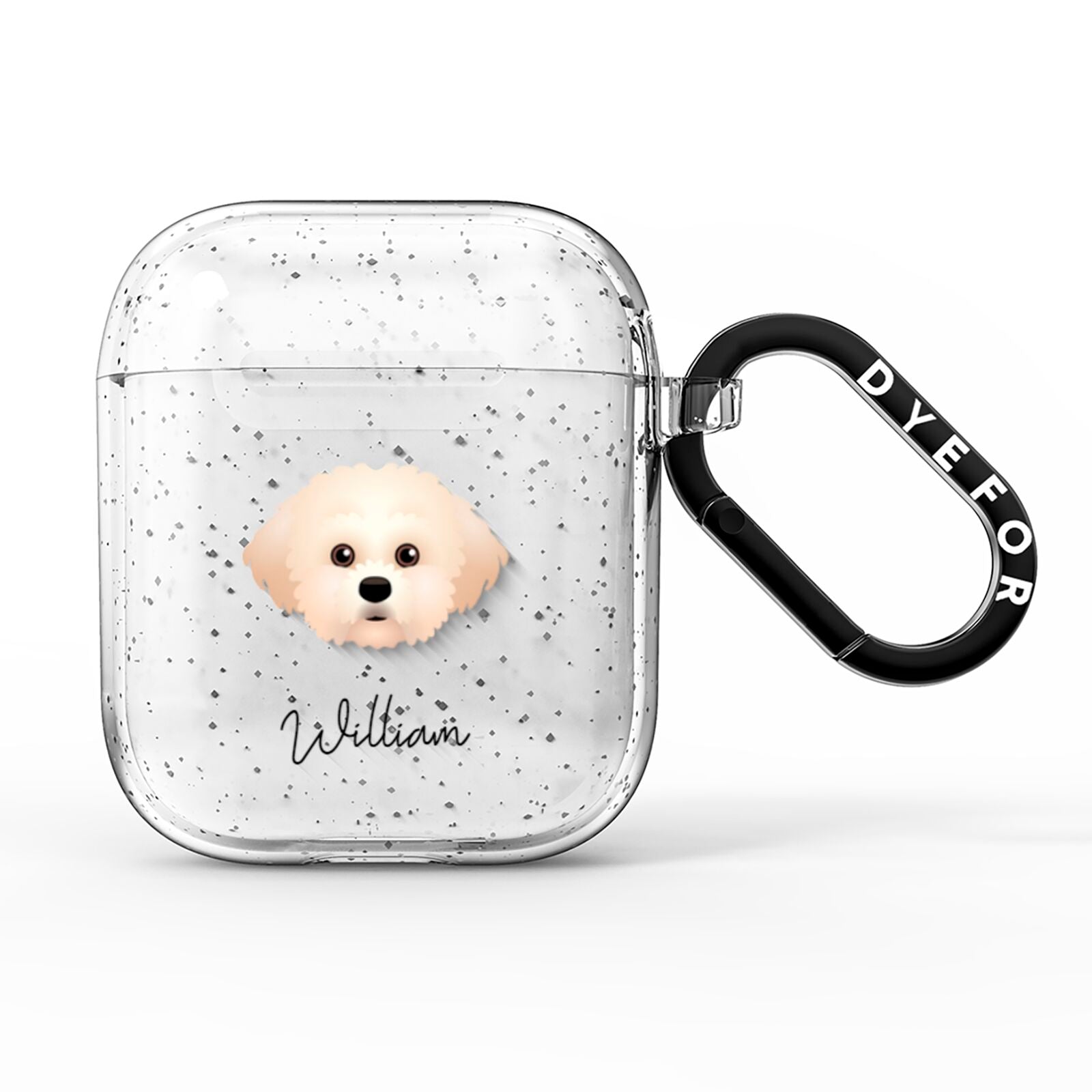 Maltichon Personalised AirPods Glitter Case