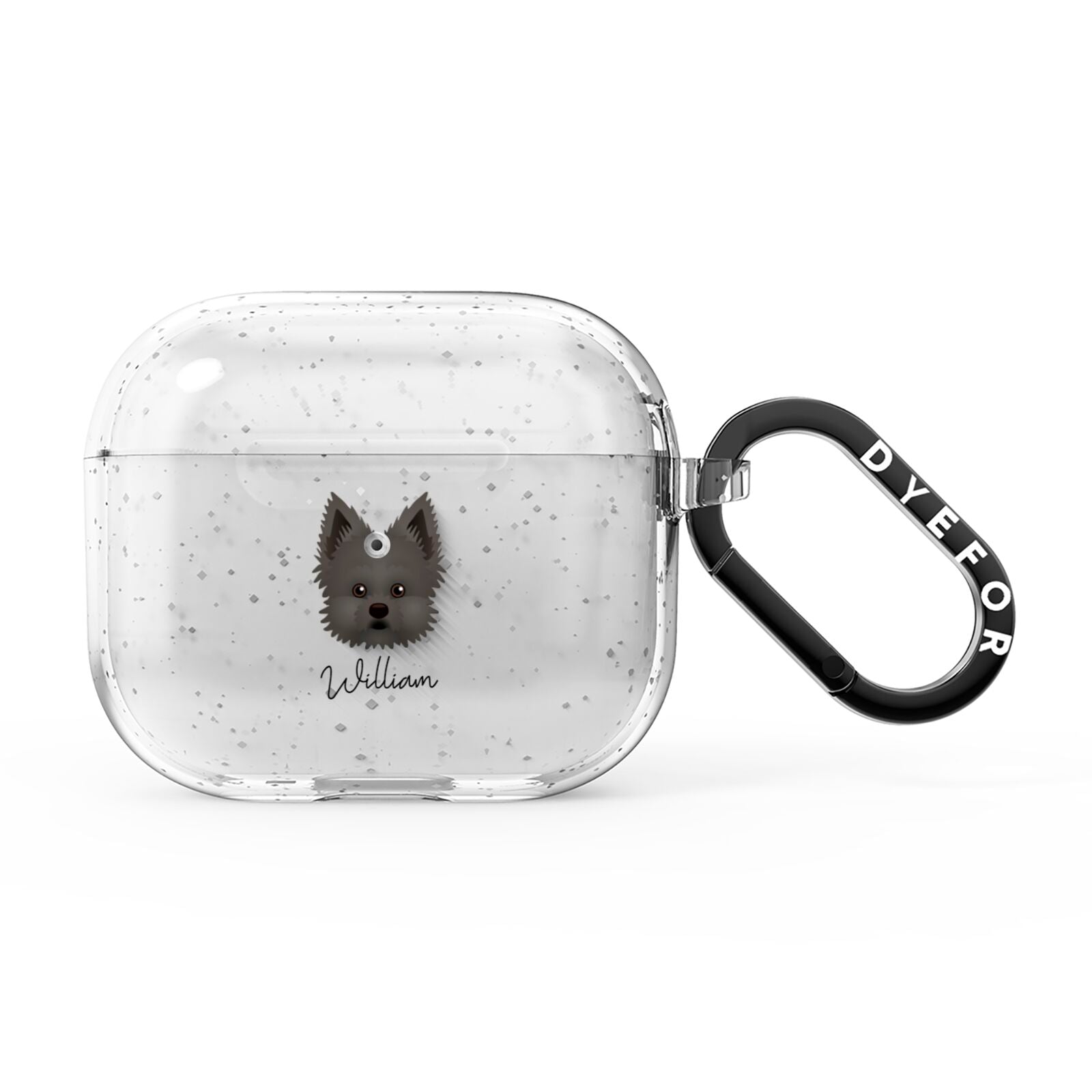 Maltipom Personalised AirPods Glitter Case 3rd Gen
