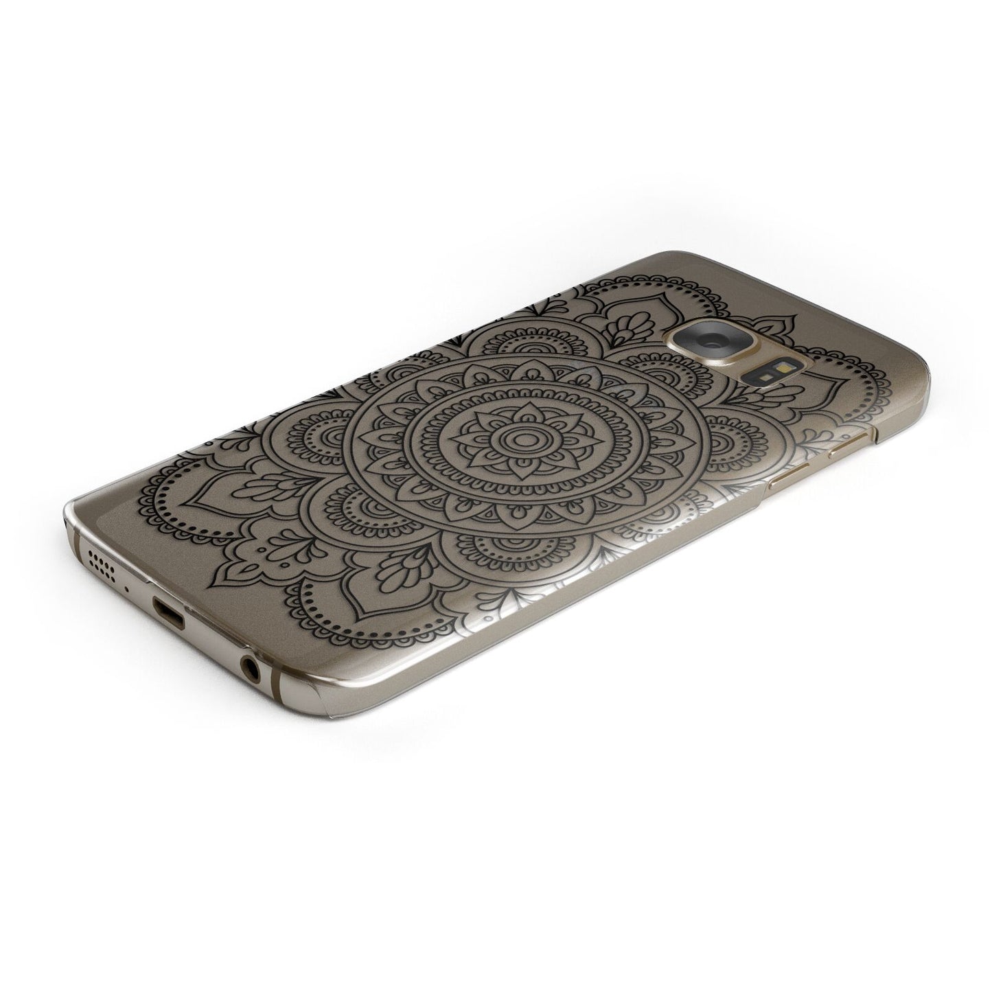 Mandala Protective Samsung Galaxy Case Angled Image