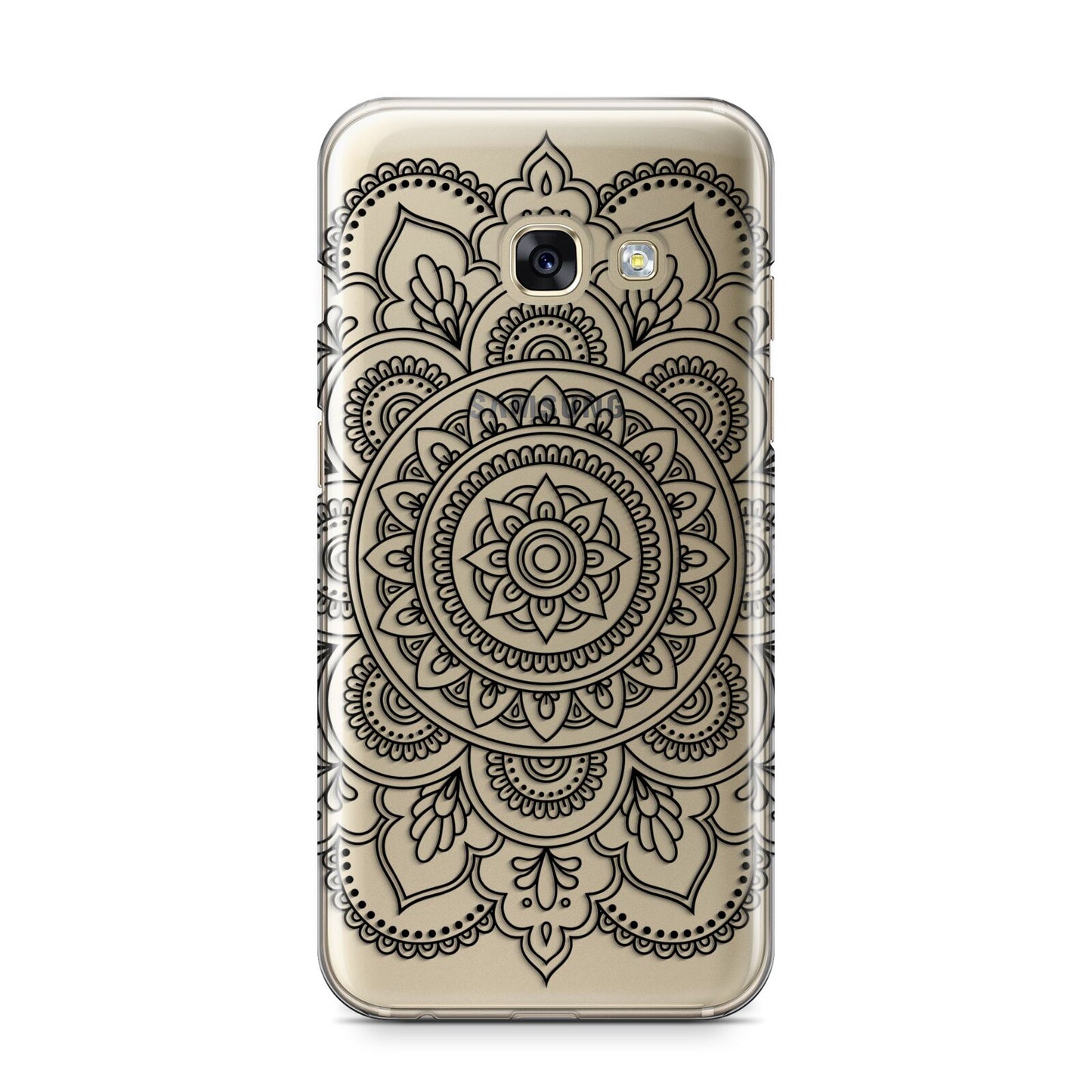 Mandala Samsung Galaxy A3 2017 Case on gold phone