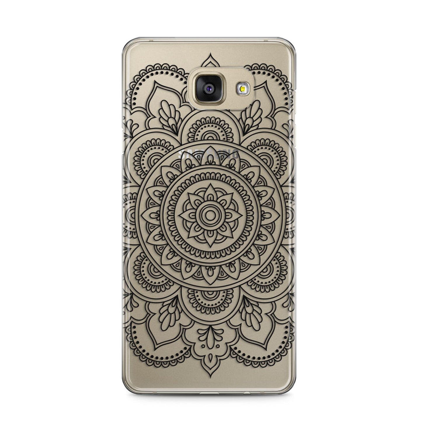 Mandala Samsung Galaxy A5 2016 Case on gold phone