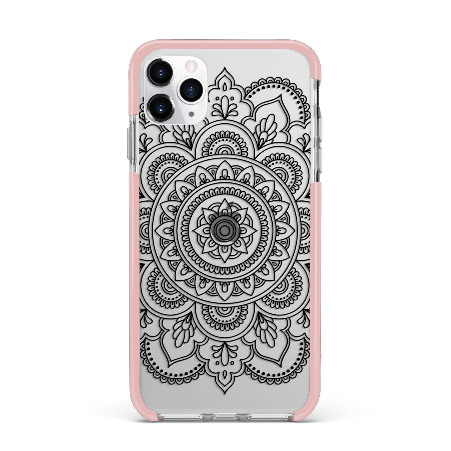 Mandala iPhone 11 Pro Max Impact Pink Edge Case