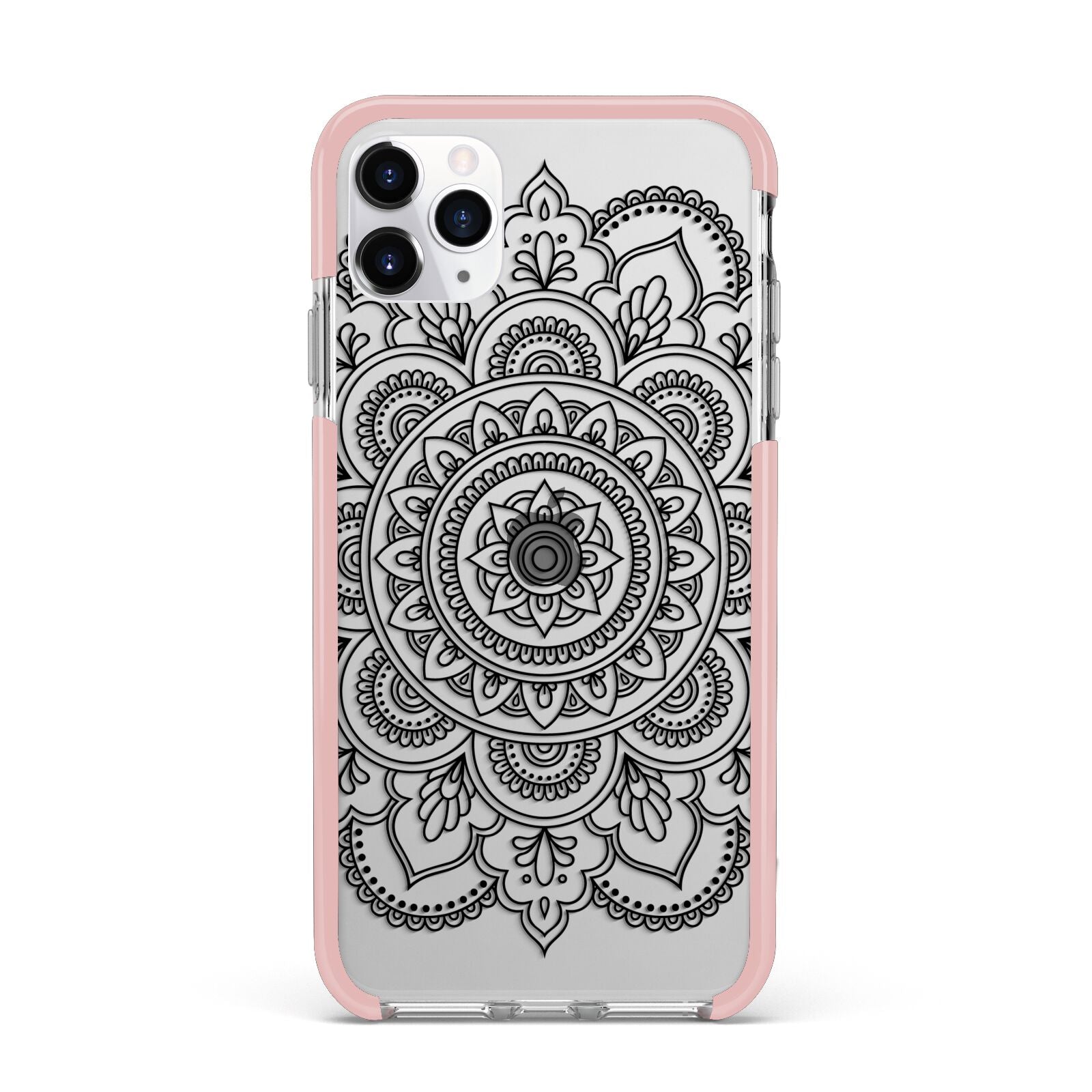 Mandala iPhone 11 Pro Max Impact Pink Edge Case