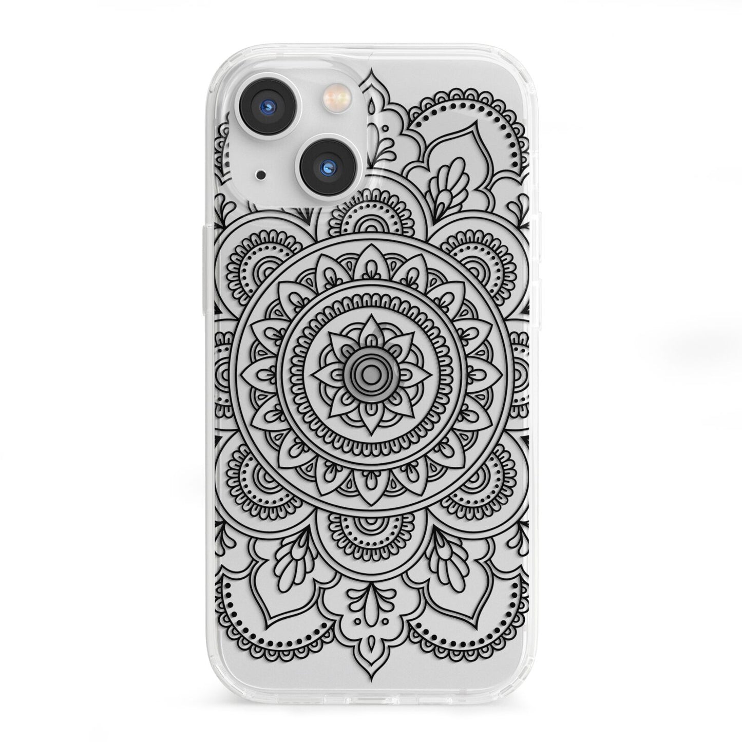 Mandala iPhone 13 Mini Clear Bumper Case