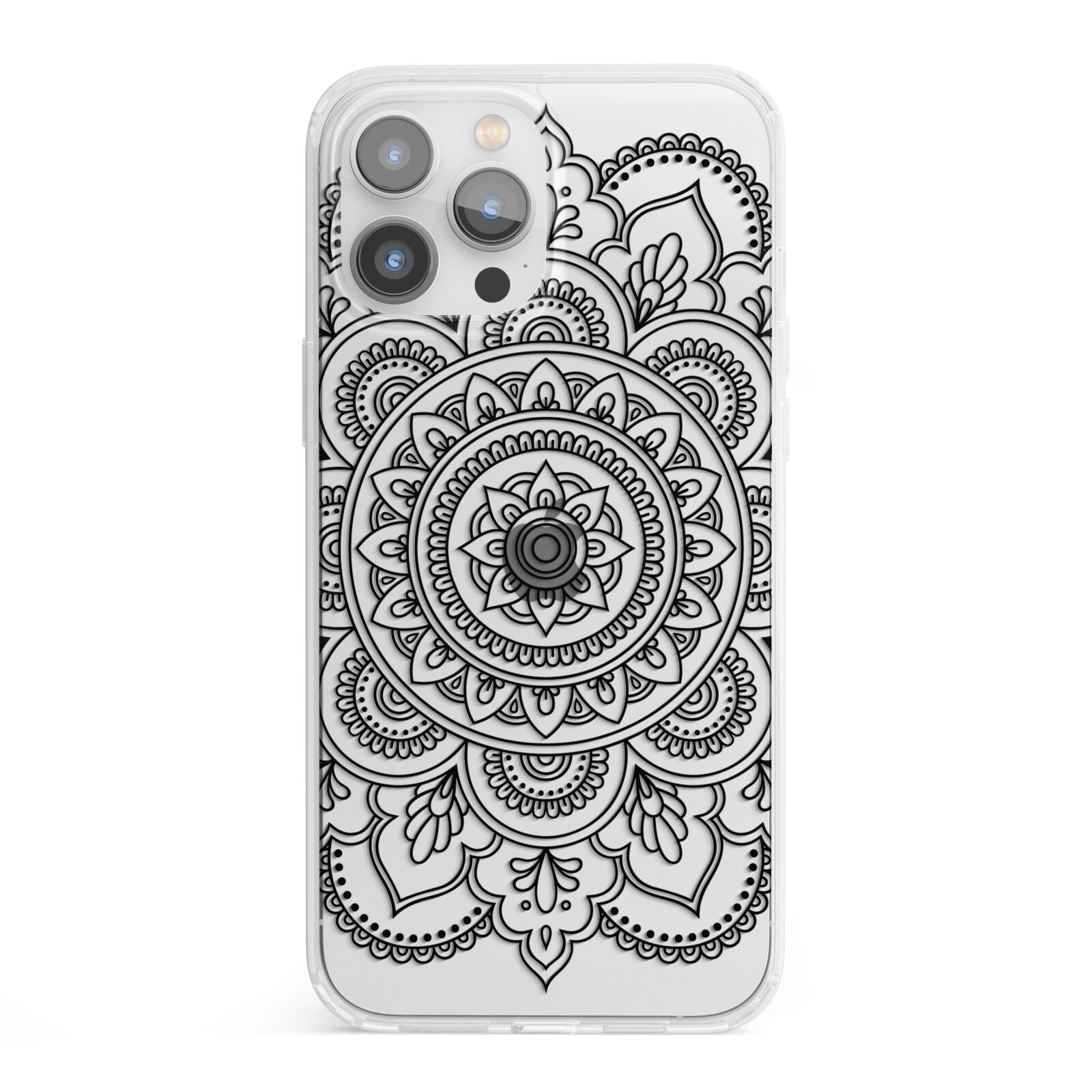 Mandala iPhone 13 Pro Max Clear Bumper Case