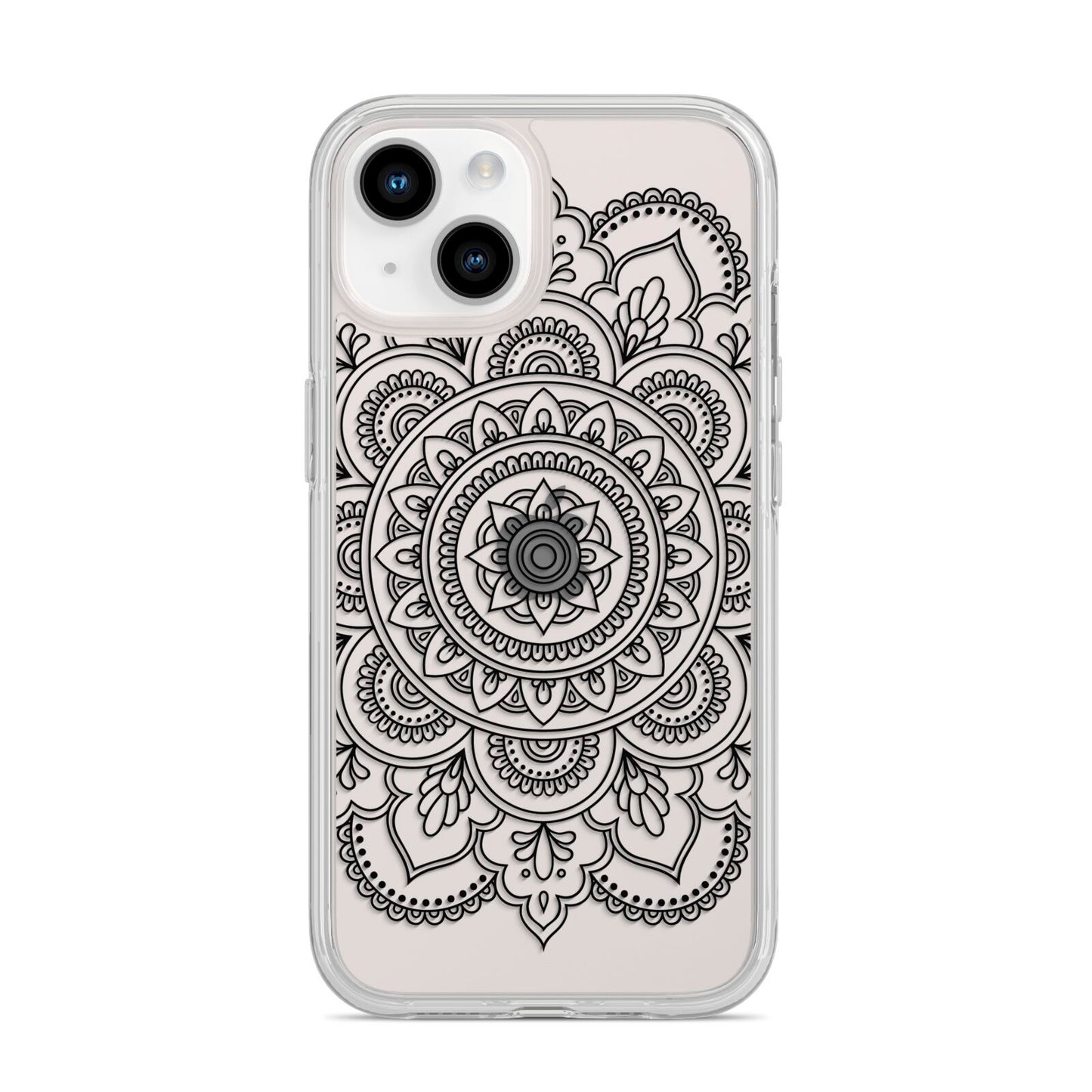 Mandala iPhone 14 Clear Tough Case Starlight