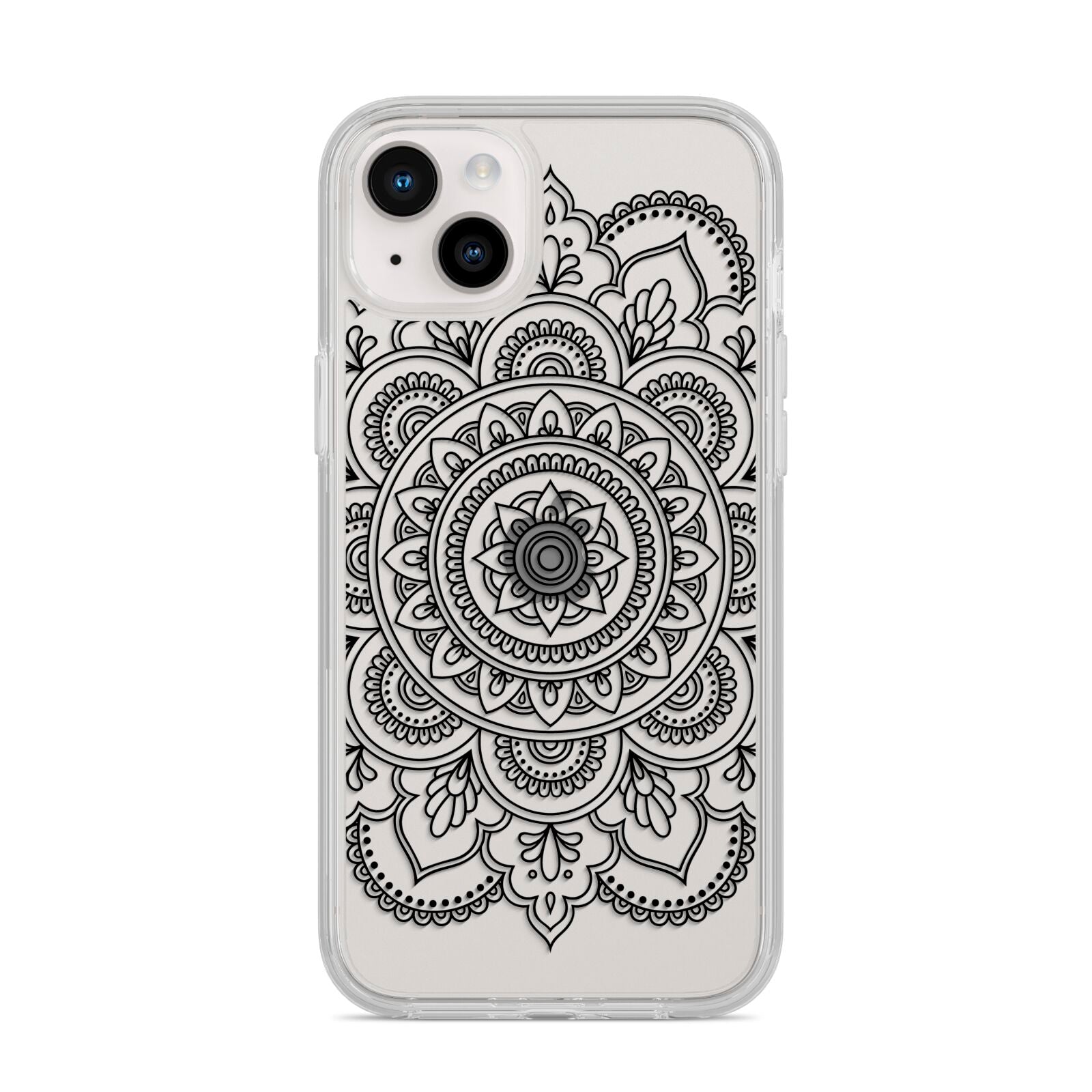 Mandala iPhone 14 Plus Clear Tough Case Starlight