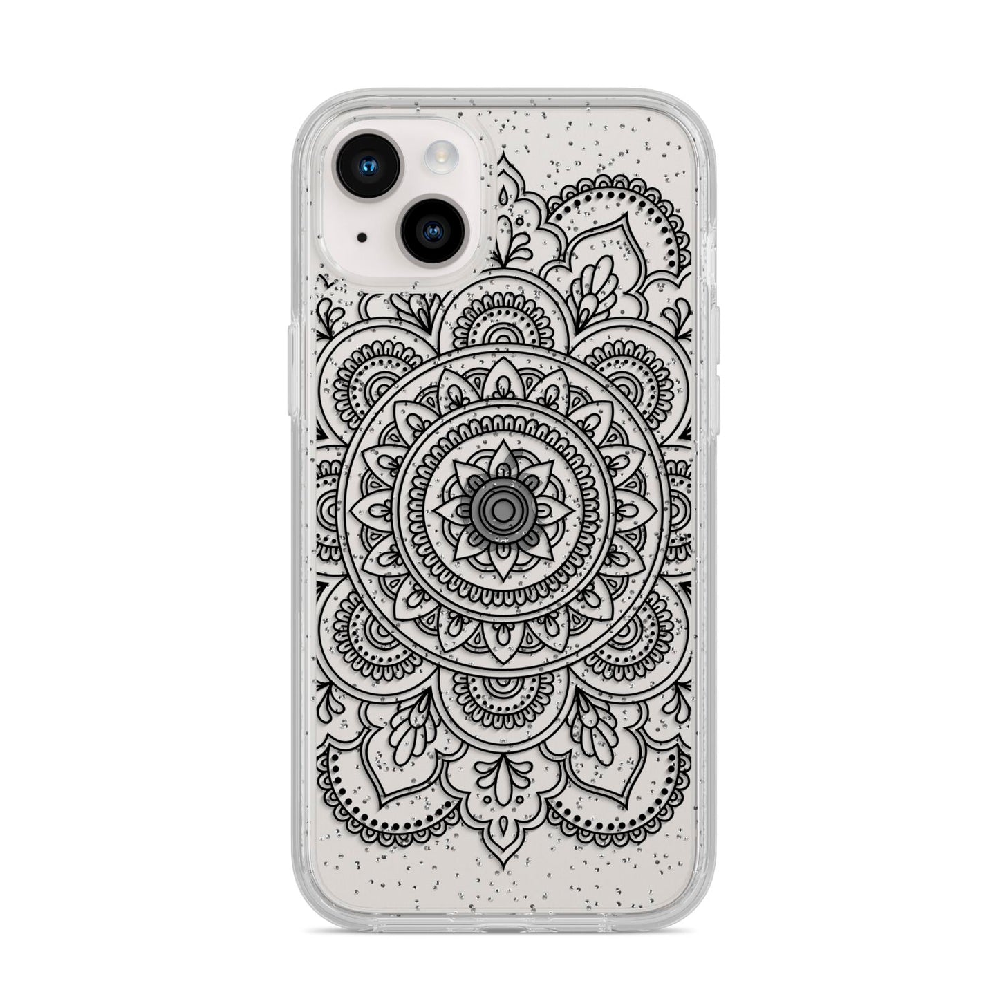 Mandala iPhone 14 Plus Glitter Tough Case Starlight