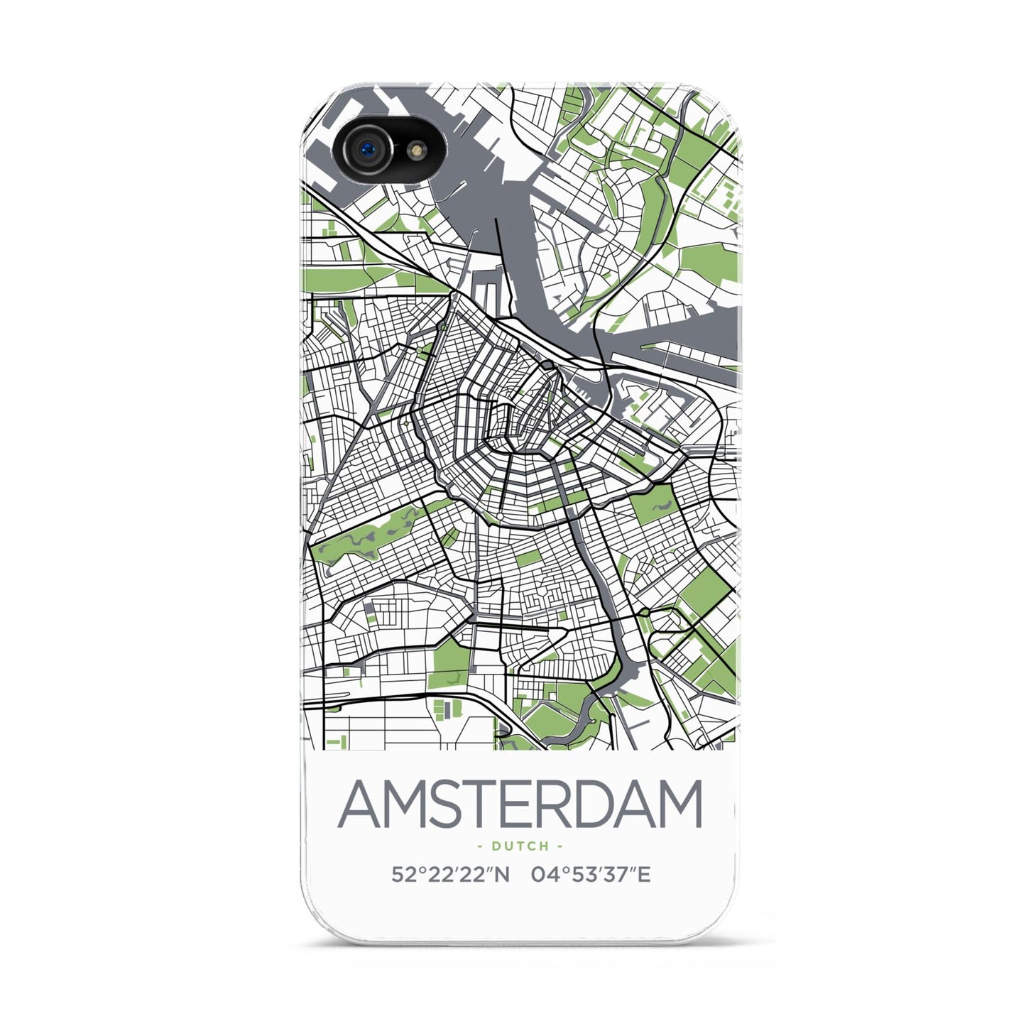 Map of Amsterdam Apple iPhone 4s Case