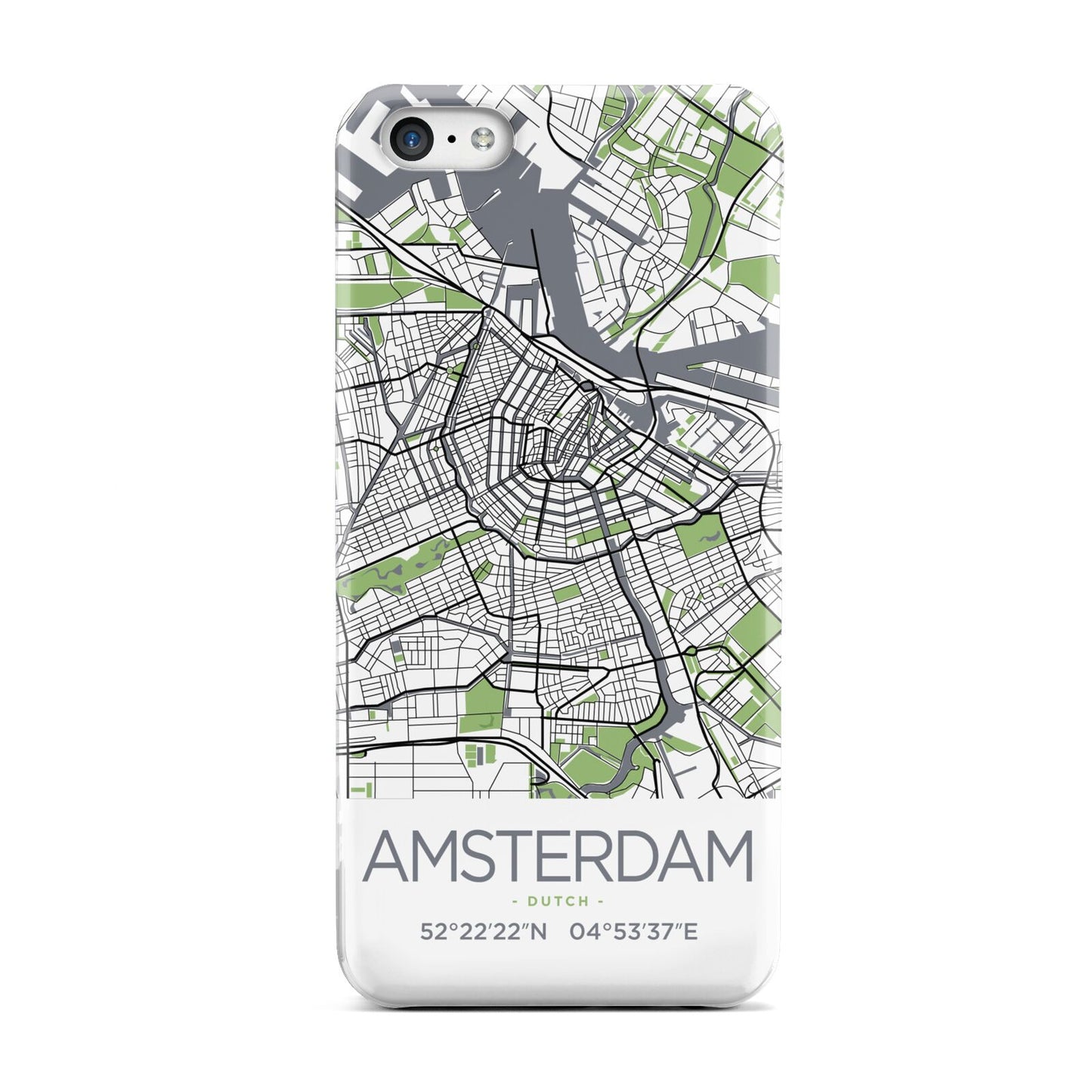 Map of Amsterdam Apple iPhone 5c Case