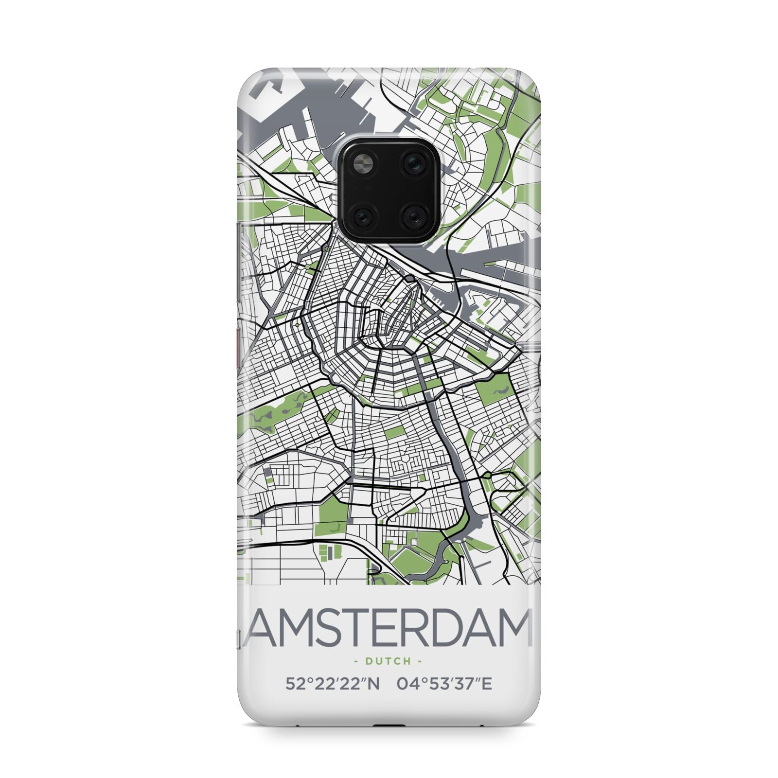 Map of Amsterdam Huawei Mate 20 Pro Phone Case
