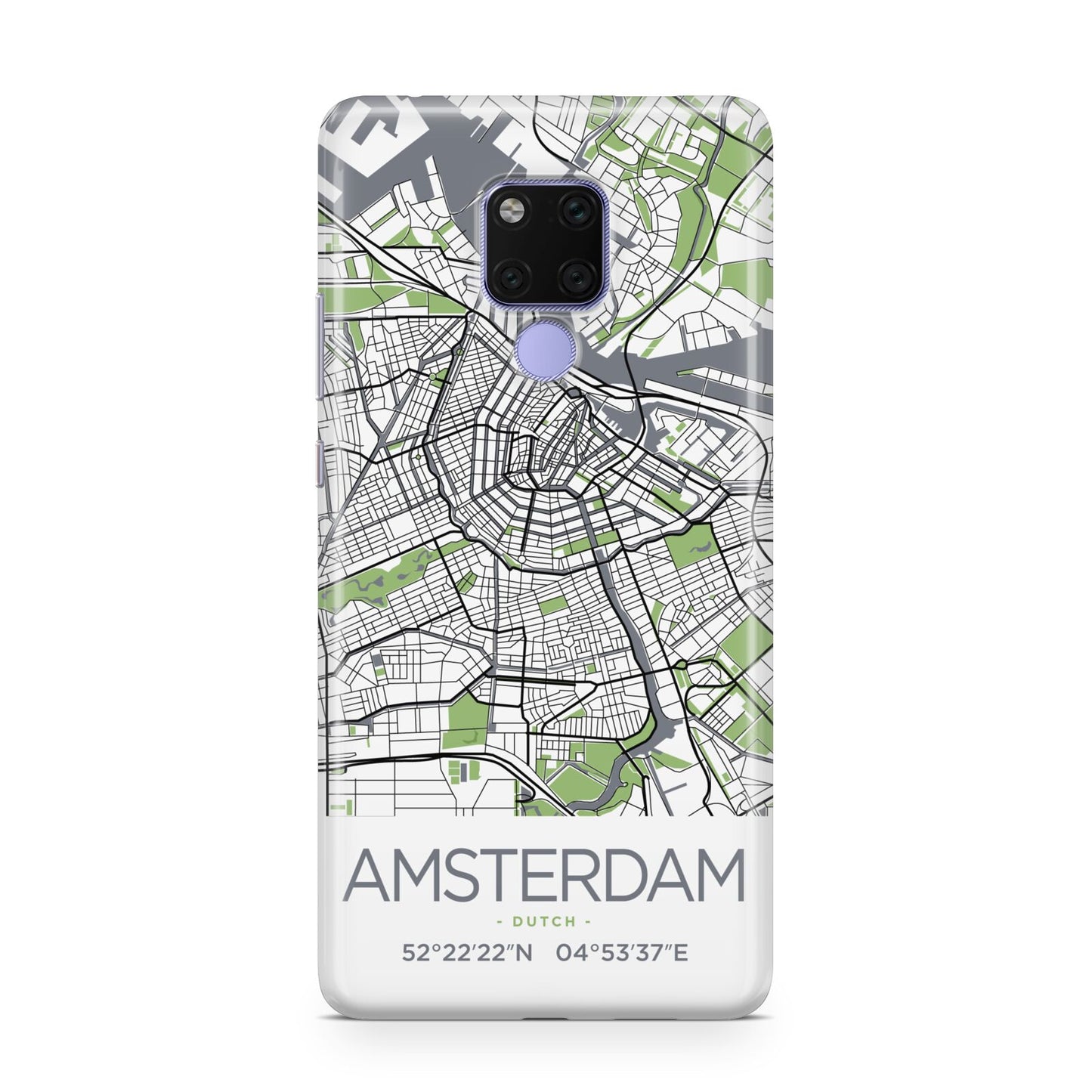 Map of Amsterdam Huawei Mate 20X Phone Case