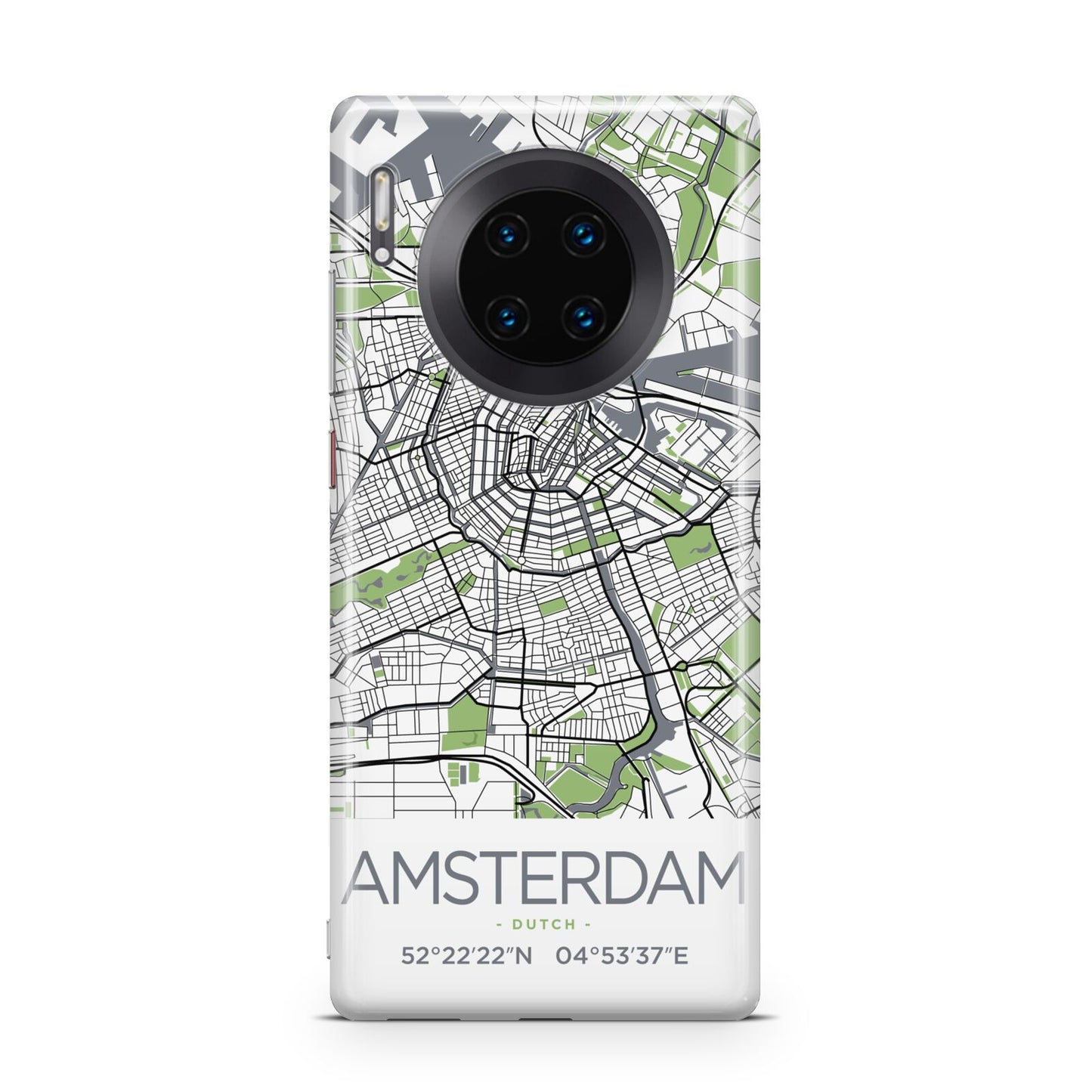 Map of Amsterdam Huawei Mate 30 Pro Phone Case