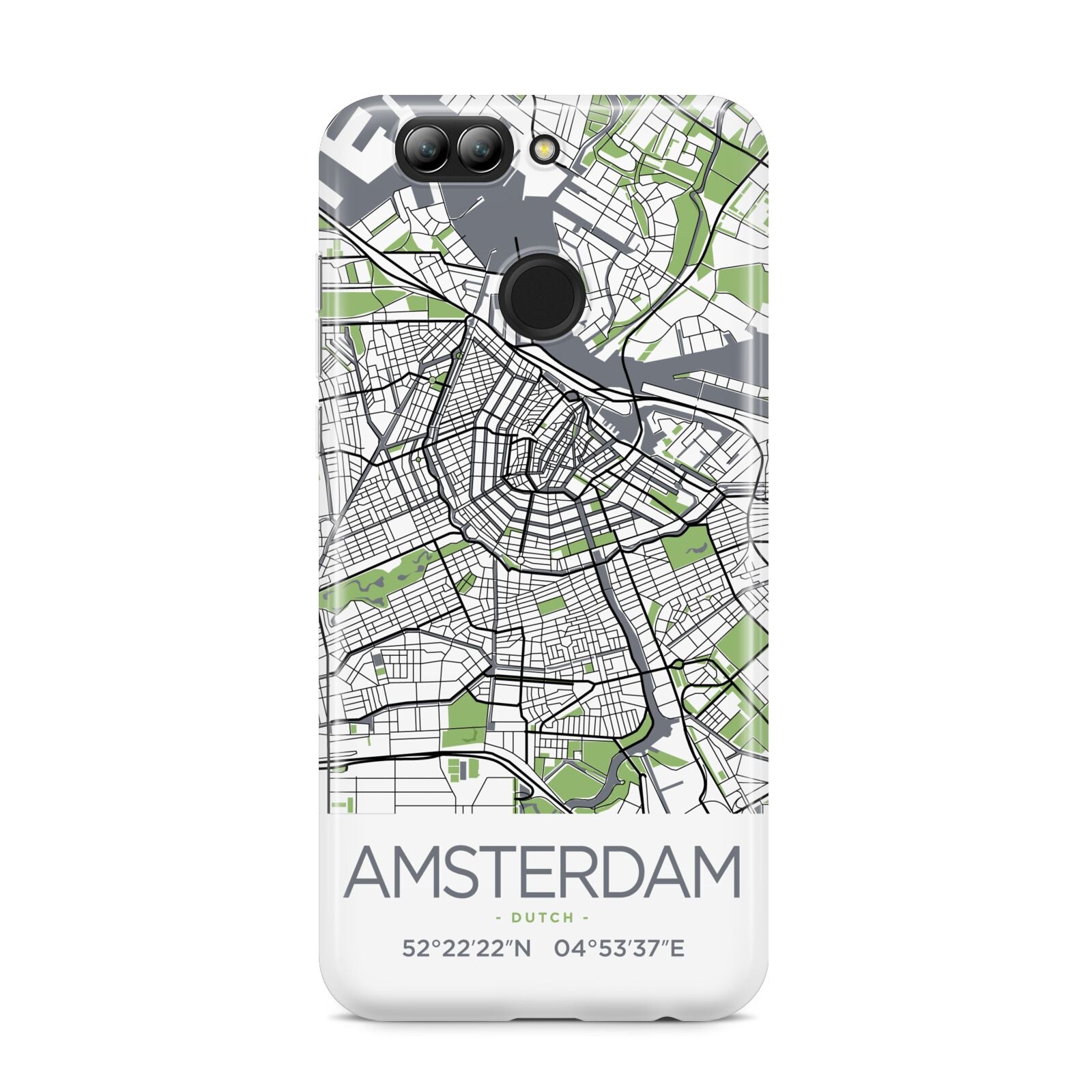 Map of Amsterdam Huawei Nova 2s Phone Case