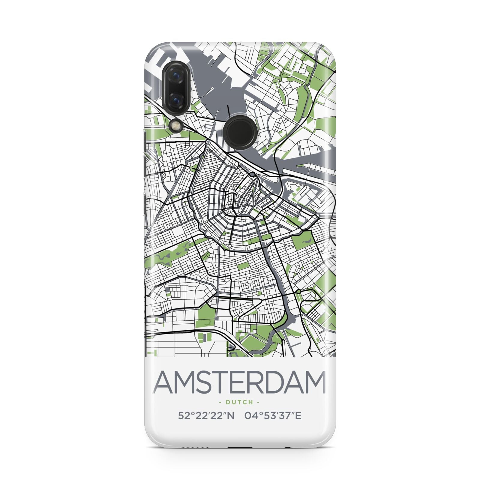 Map of Amsterdam Huawei Nova 3 Phone Case