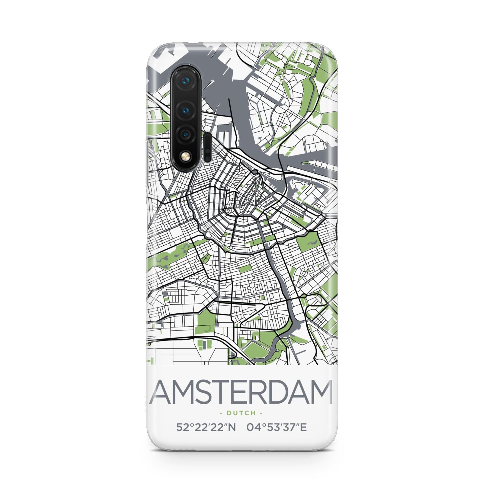 Map of Amsterdam Huawei Nova 6 Phone Case
