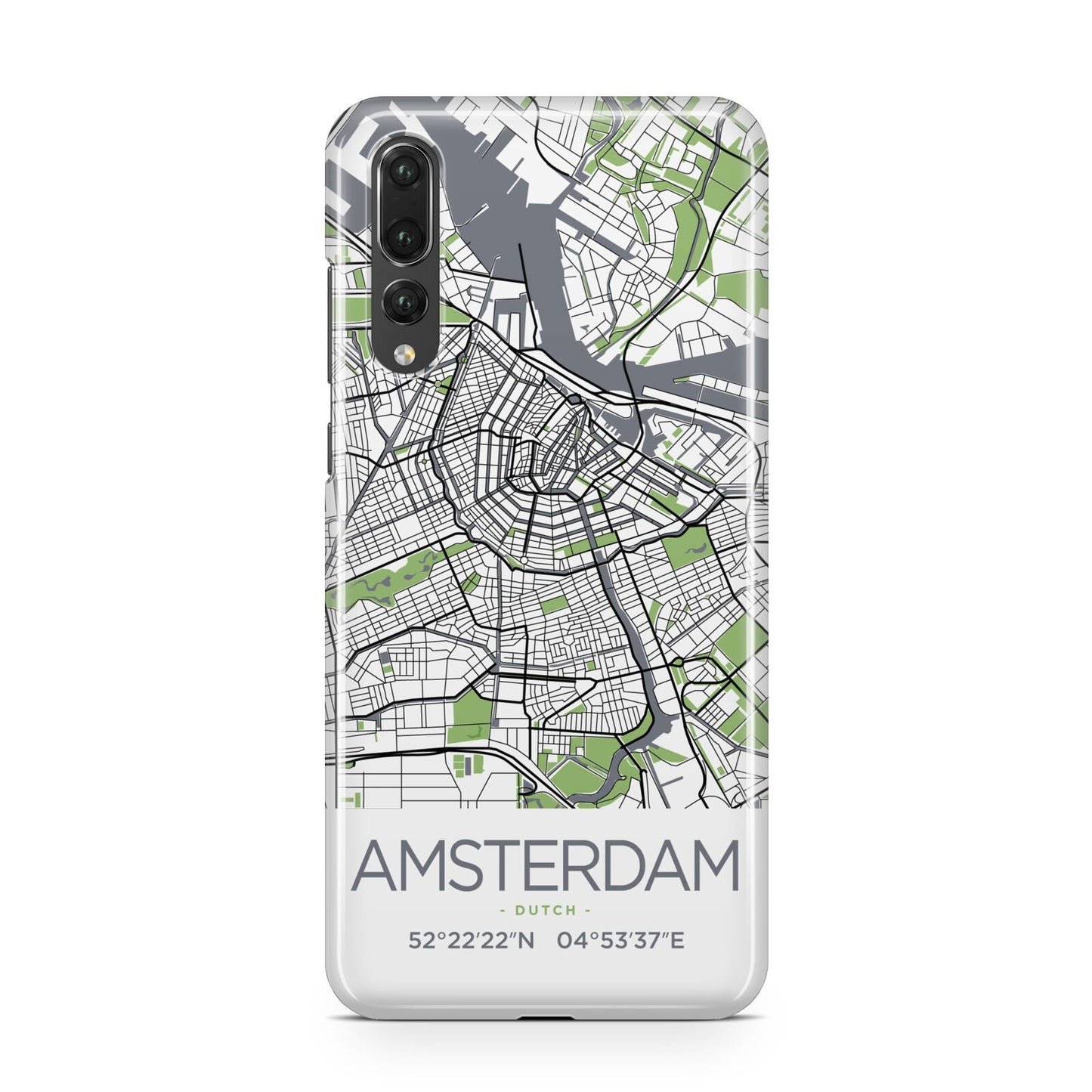 Map of Amsterdam Huawei P20 Pro Phone Case