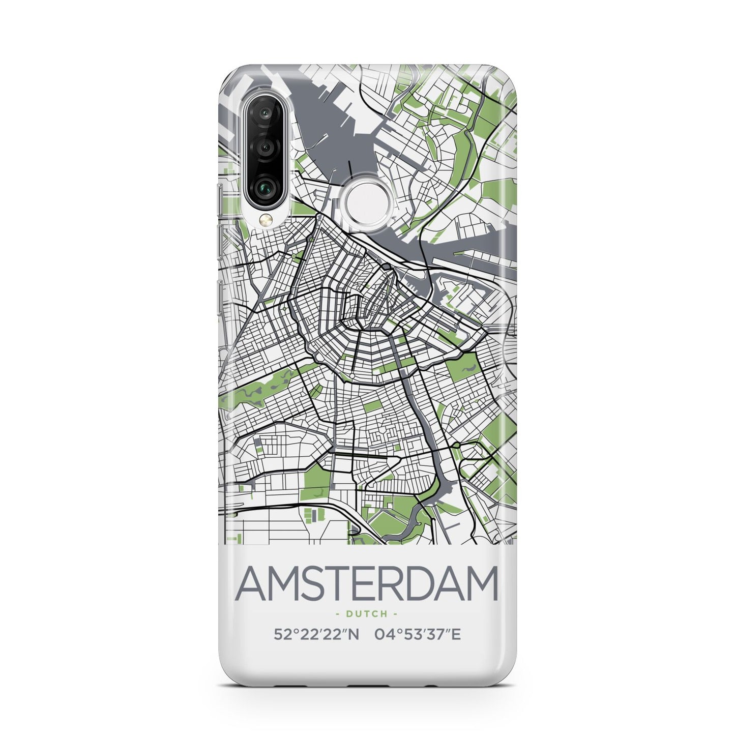 Map of Amsterdam Huawei P30 Lite Phone Case
