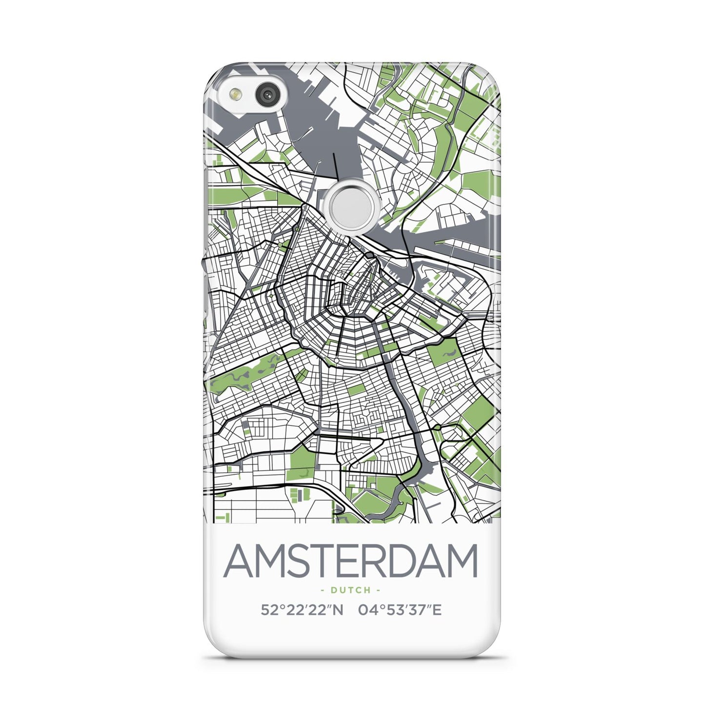 Map of Amsterdam Huawei P8 Lite Case
