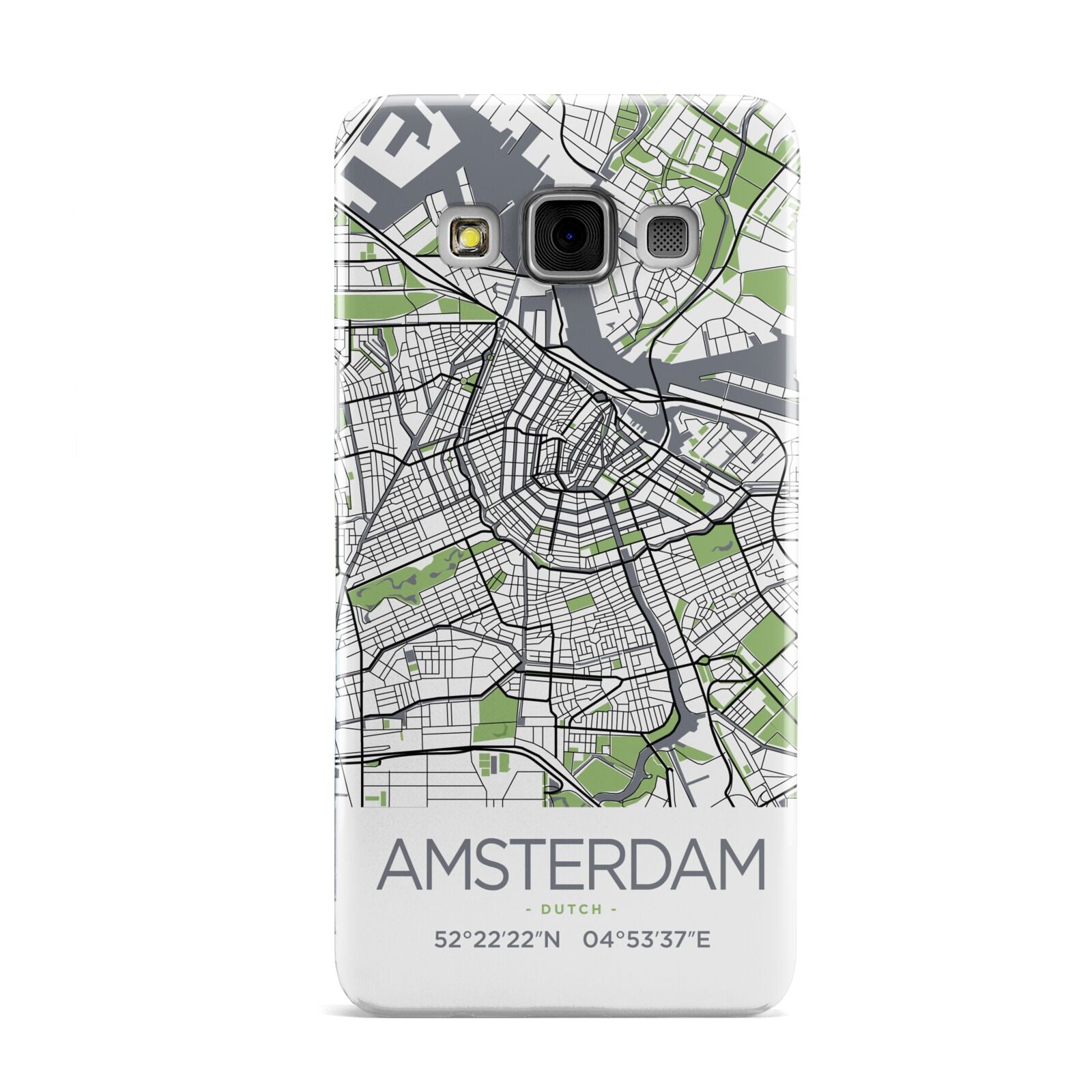 Map of Amsterdam Samsung Galaxy A3 Case