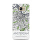 Map of Amsterdam Samsung Galaxy A7 2016 Case on gold phone