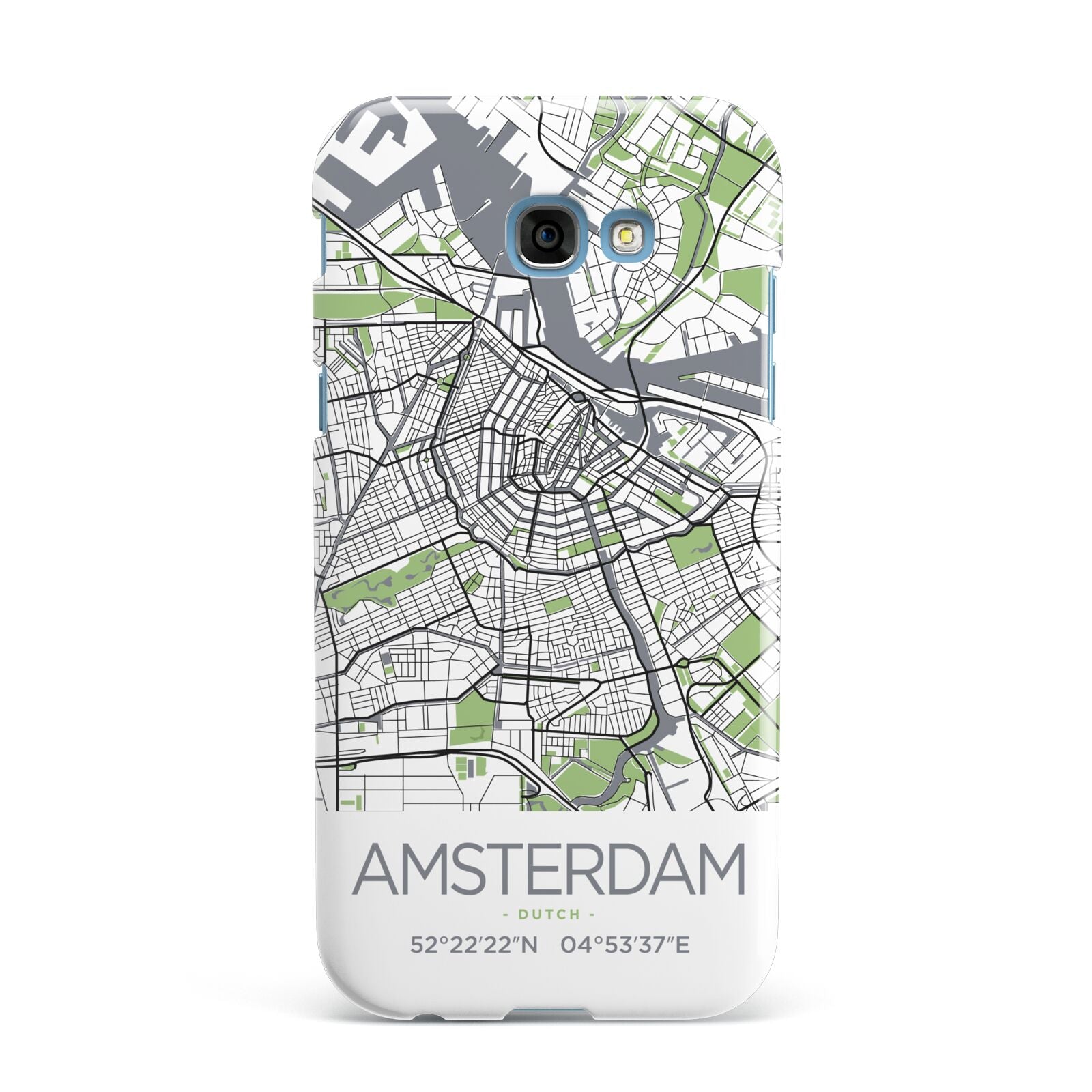 Map of Amsterdam Samsung Galaxy A7 2017 Case