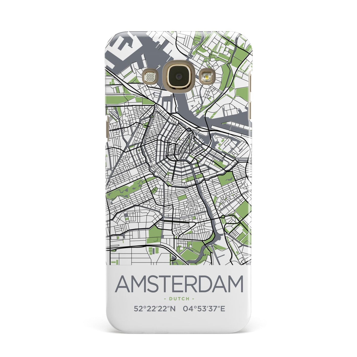 Map of Amsterdam Samsung Galaxy A8 Case