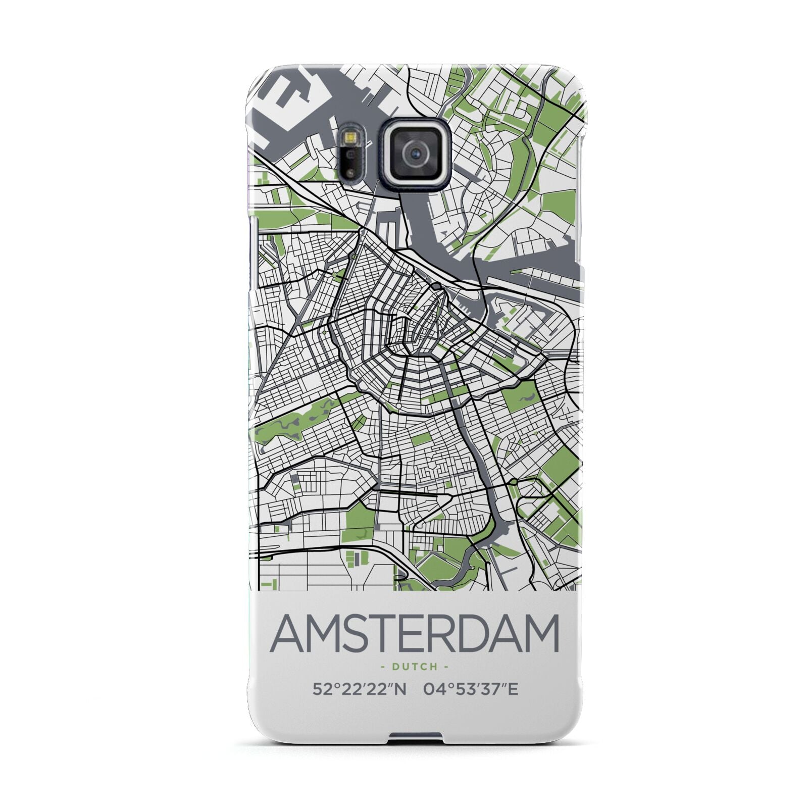 Map of Amsterdam Samsung Galaxy Alpha Case