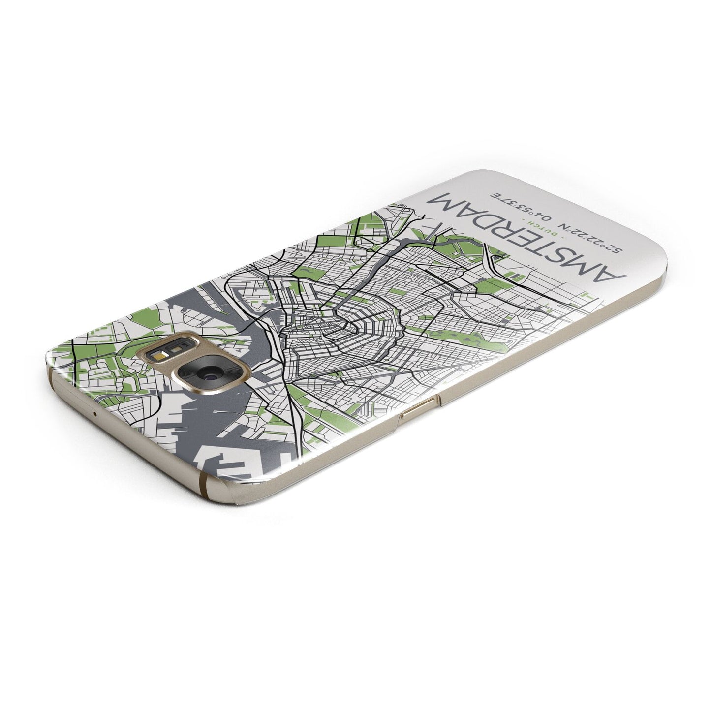 Map of Amsterdam Samsung Galaxy Case Top Cutout