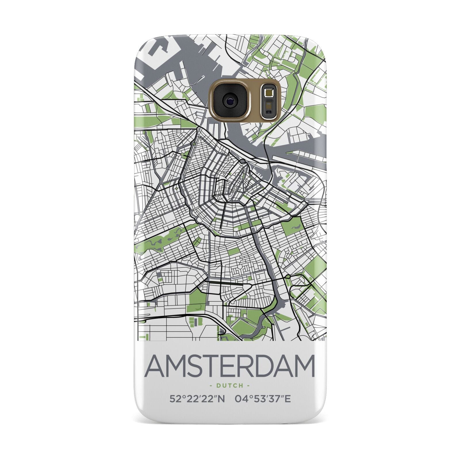 Map of Amsterdam Samsung Galaxy Case