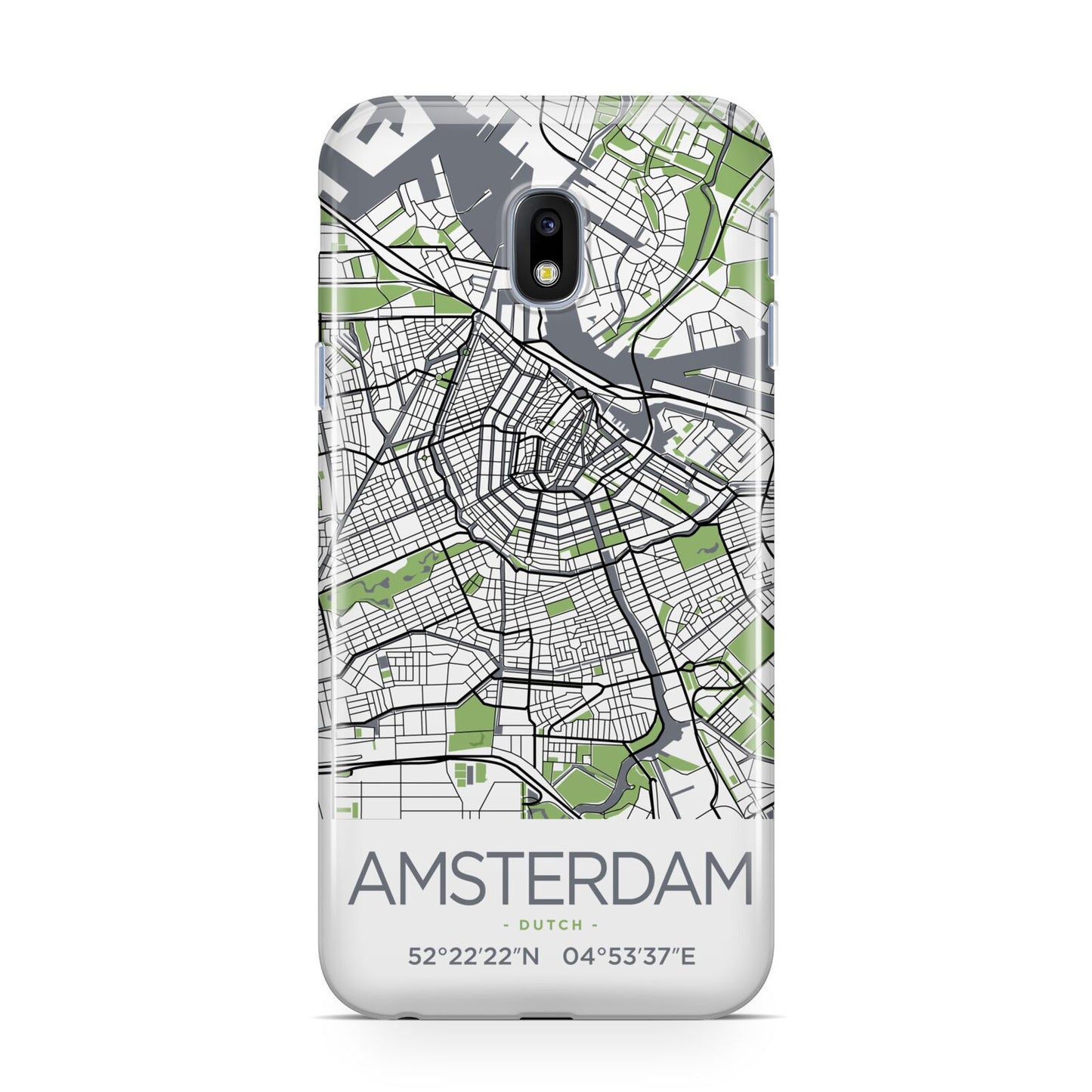 Map of Amsterdam Samsung Galaxy J3 2017 Case