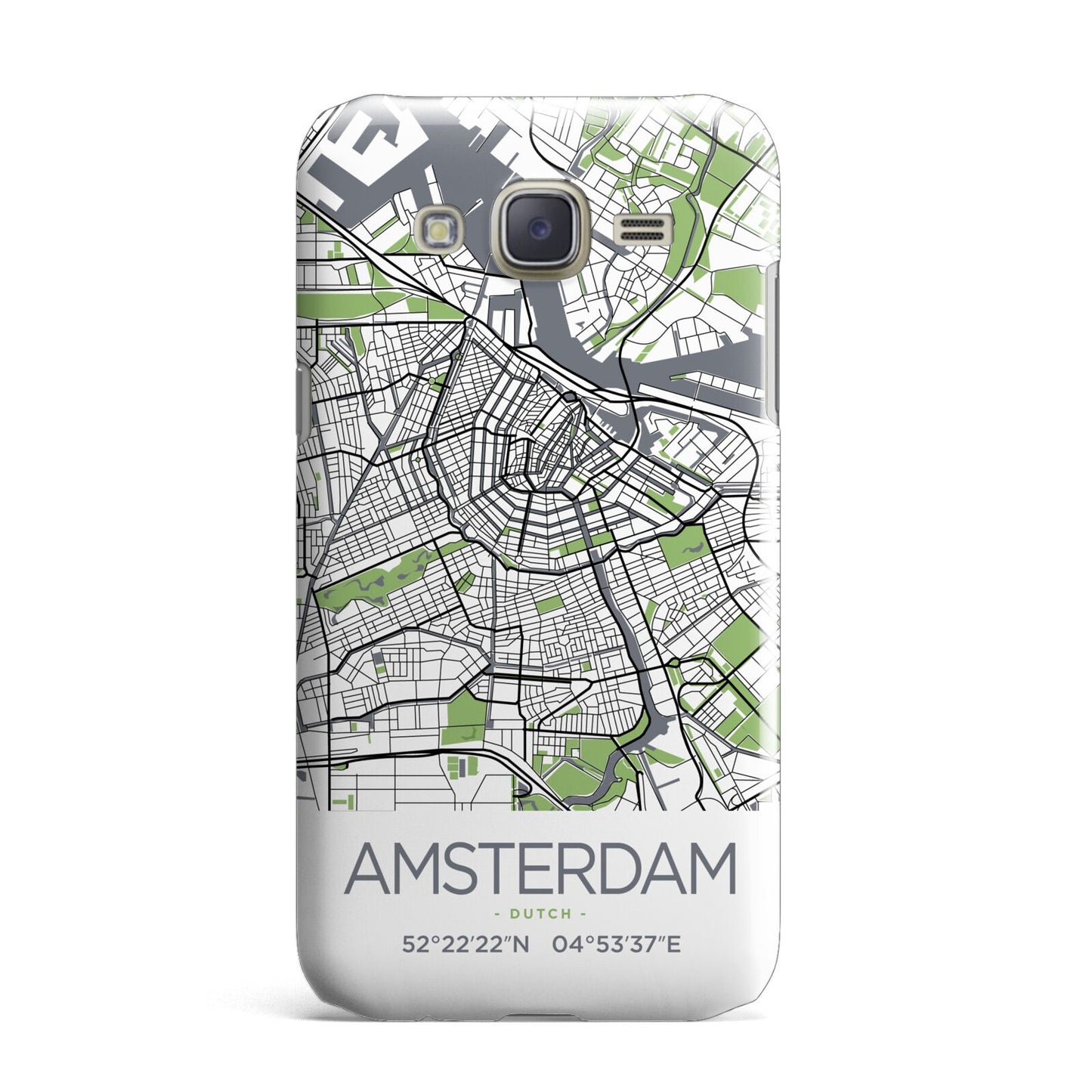 Map of Amsterdam Samsung Galaxy J7 Case