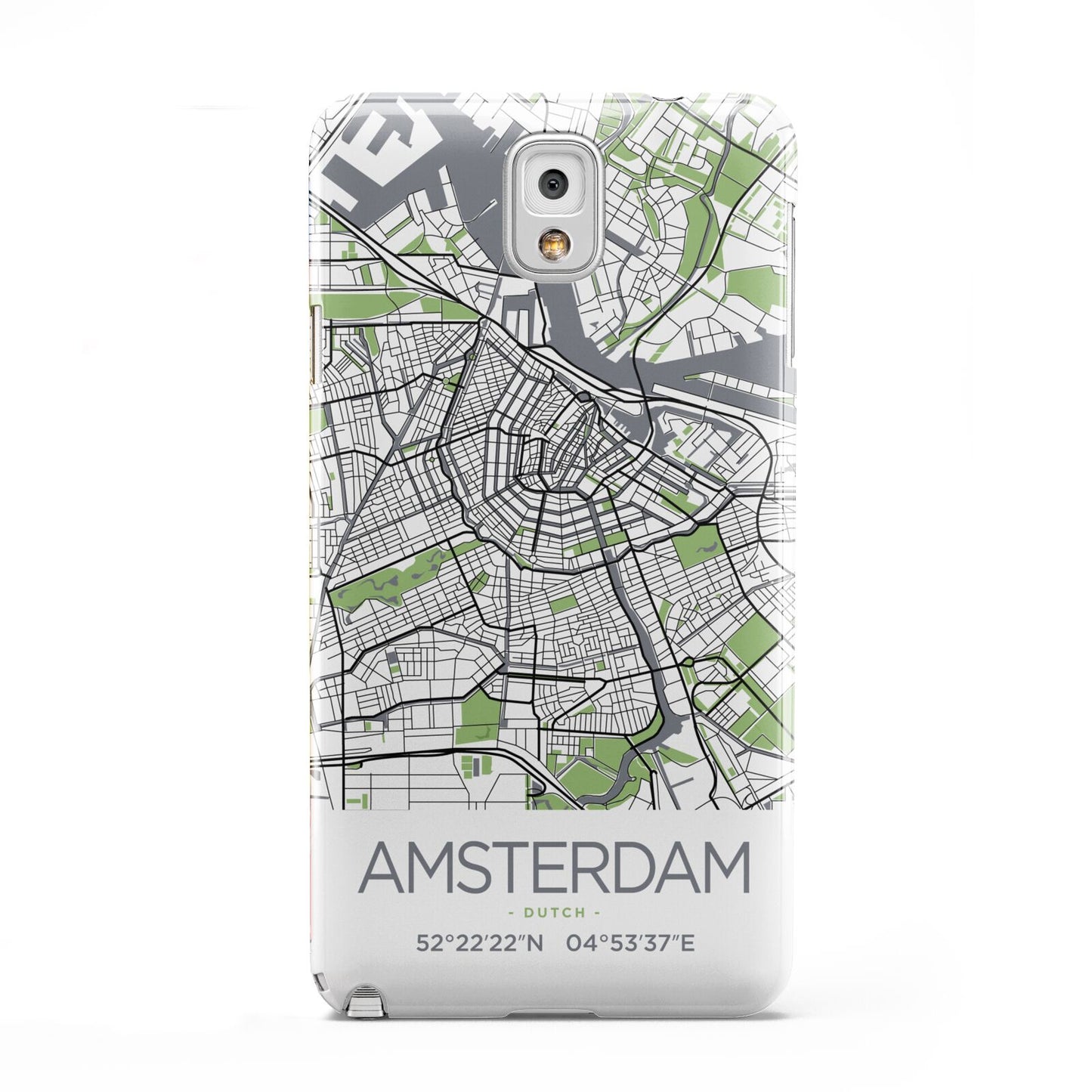 Map of Amsterdam Samsung Galaxy Note 3 Case