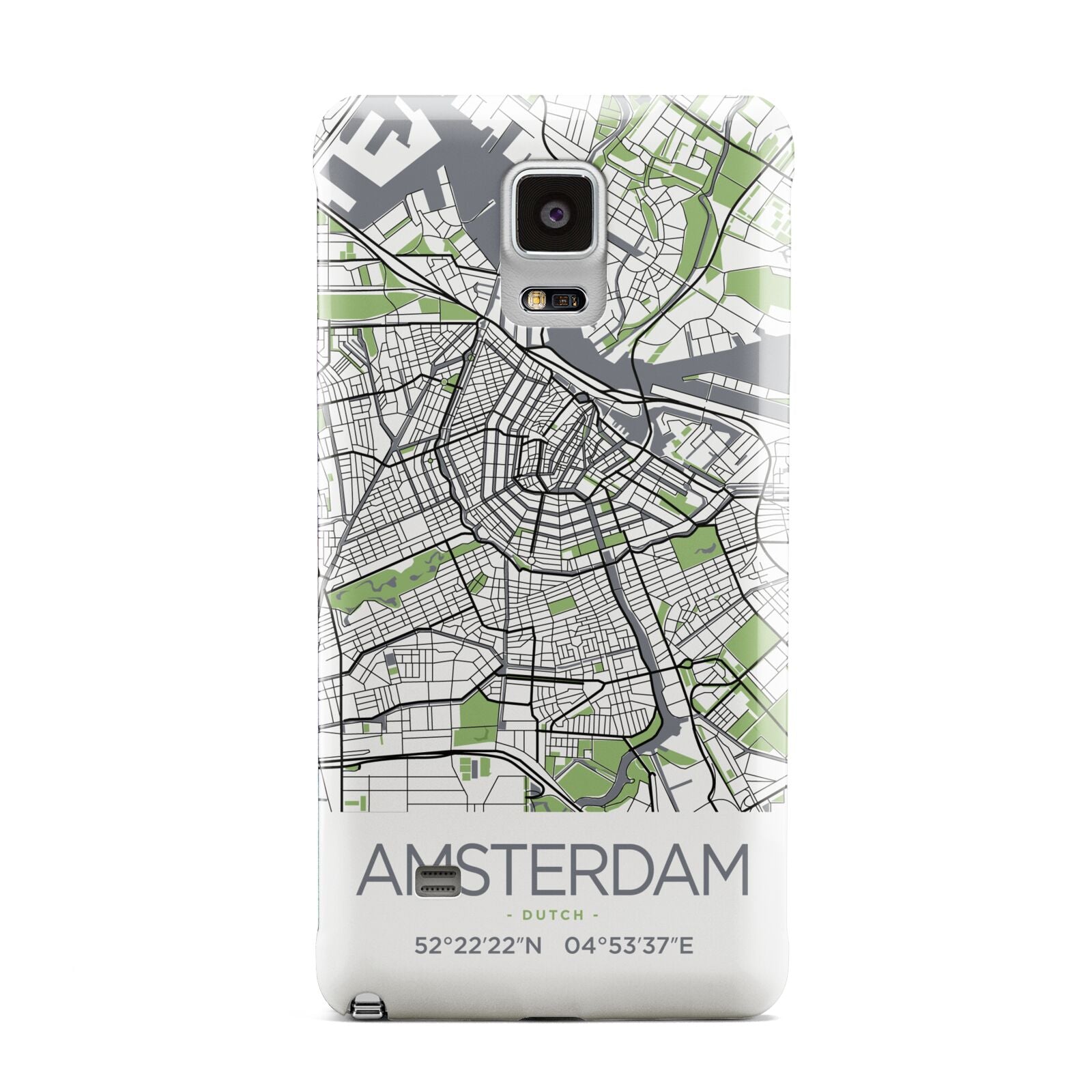 Map of Amsterdam Samsung Galaxy Note 4 Case