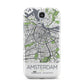 Map of Amsterdam Samsung Galaxy S4 Case