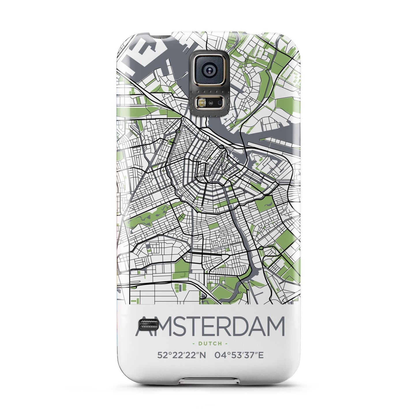 Map of Amsterdam Samsung Galaxy S5 Case