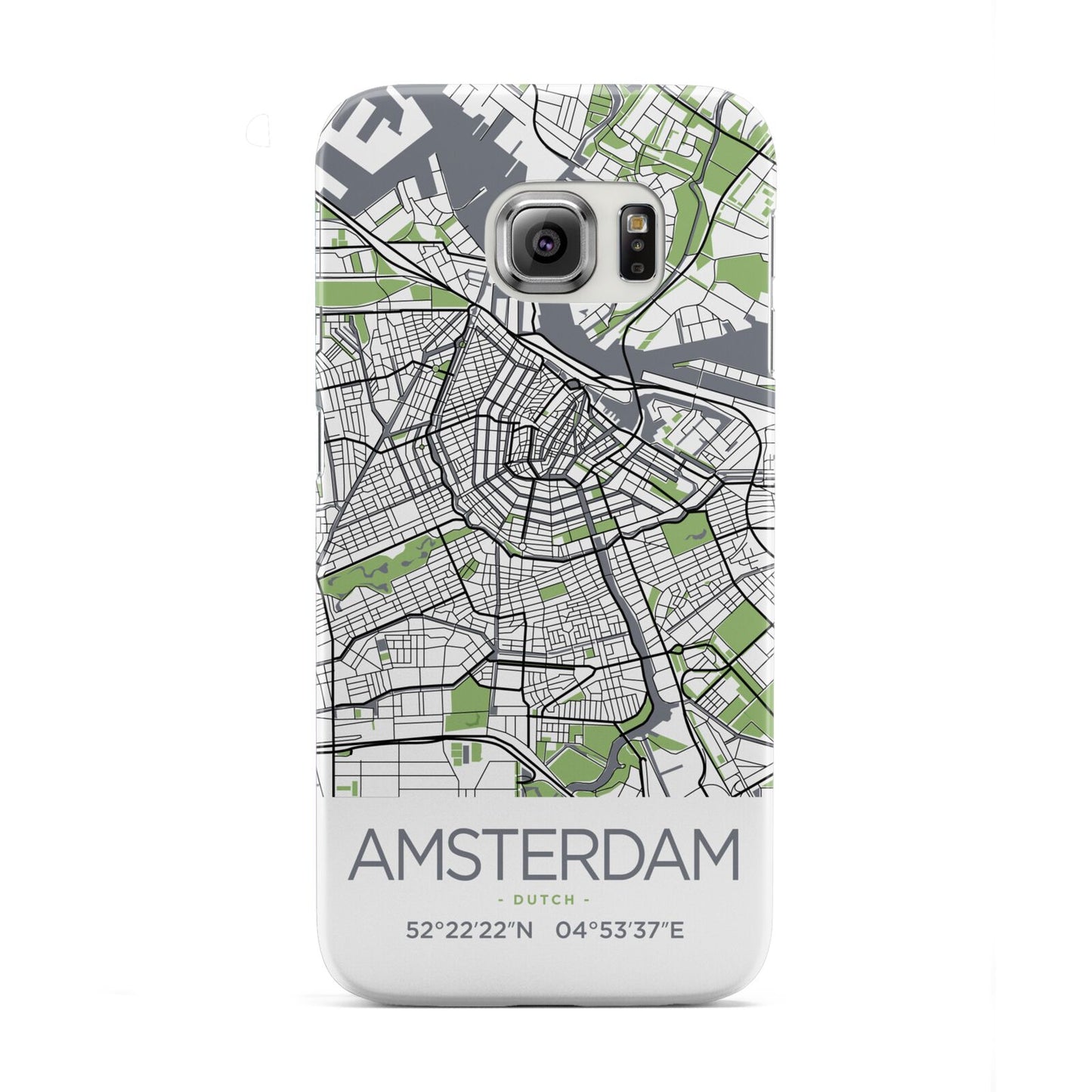 Map of Amsterdam Samsung Galaxy S6 Edge Case