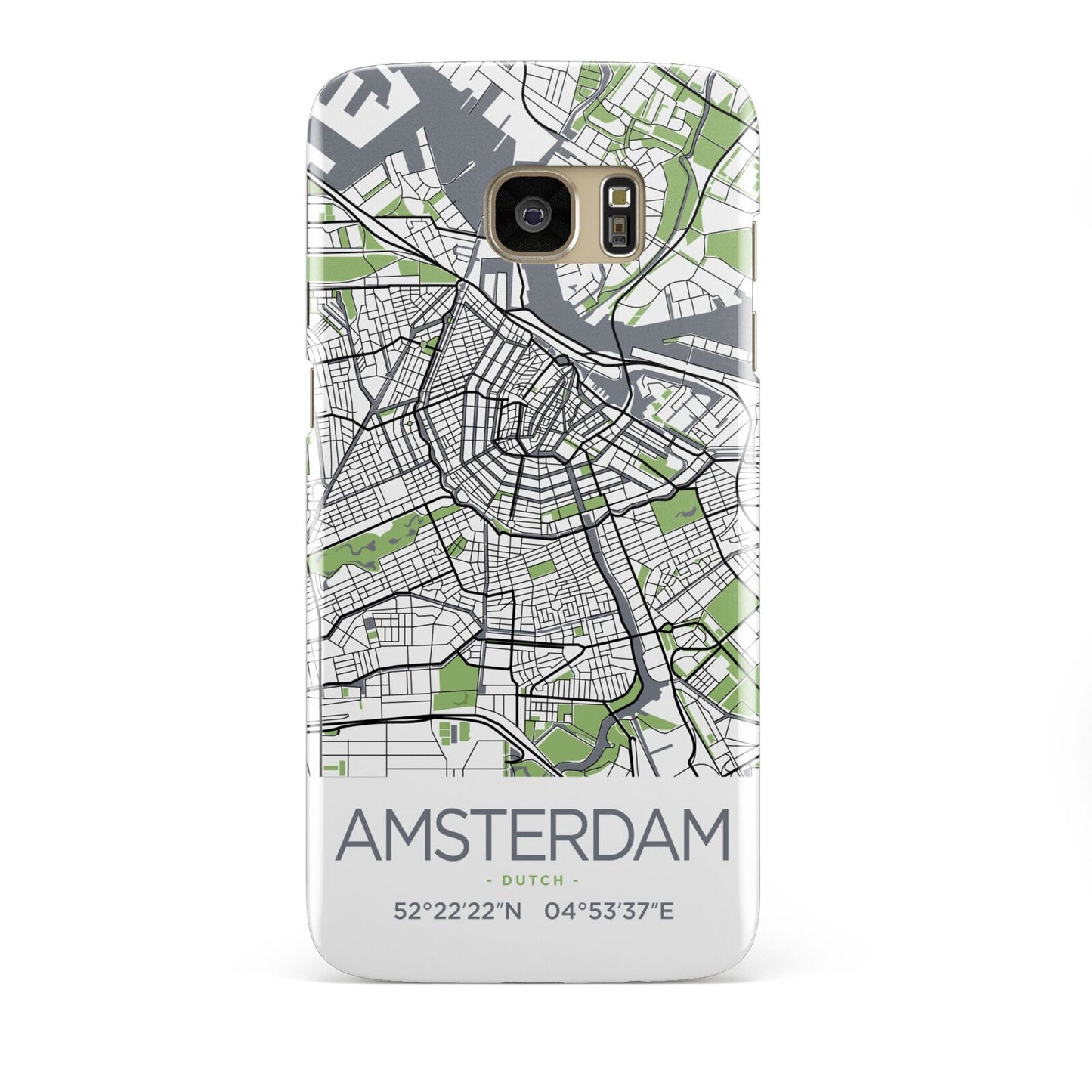 Map of Amsterdam Samsung Galaxy S7 Edge Case